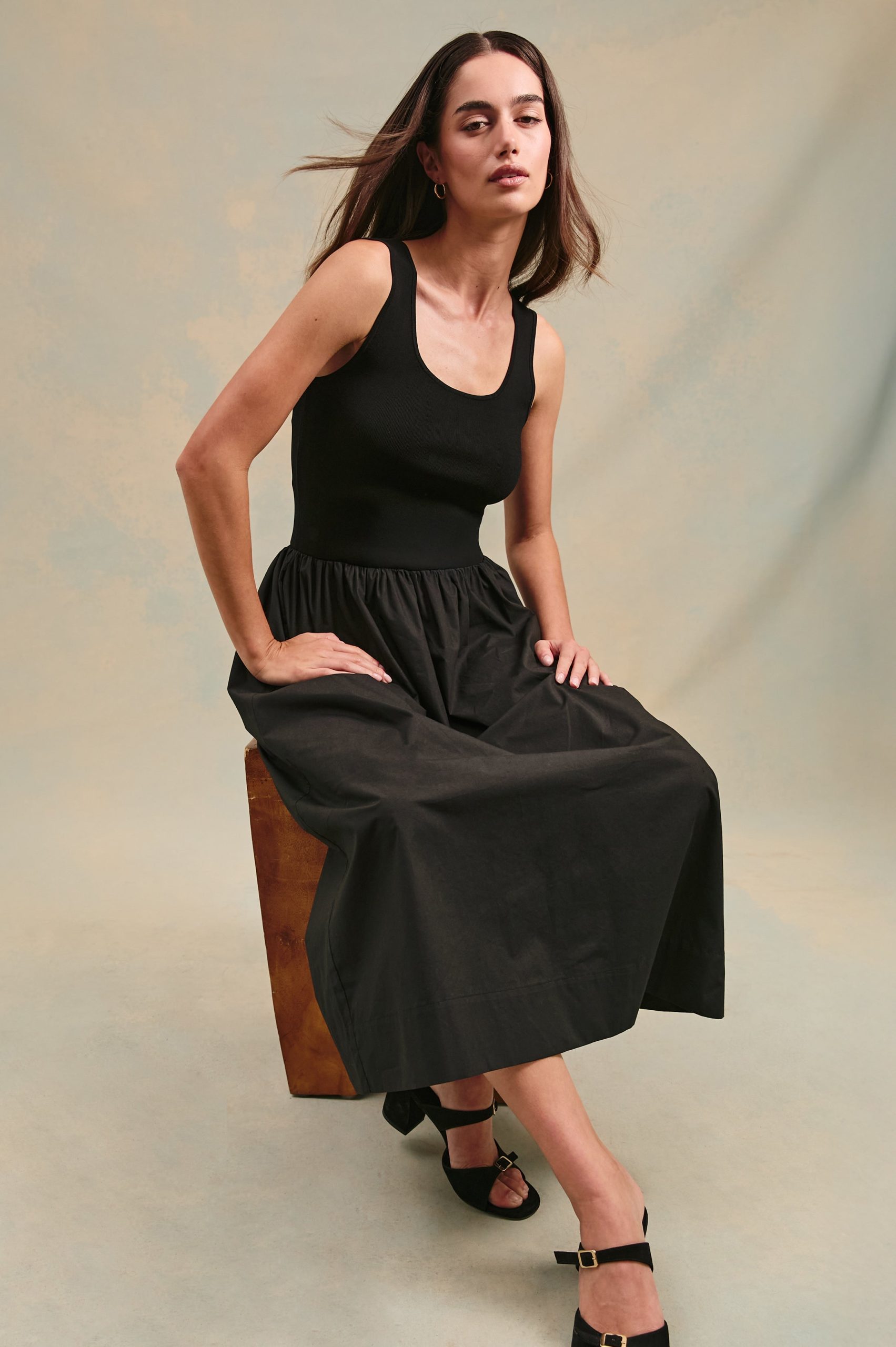 DIA DRESS - BLACK - Image 5