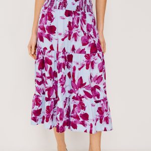 EDINA SKIRT - BLUE LILY