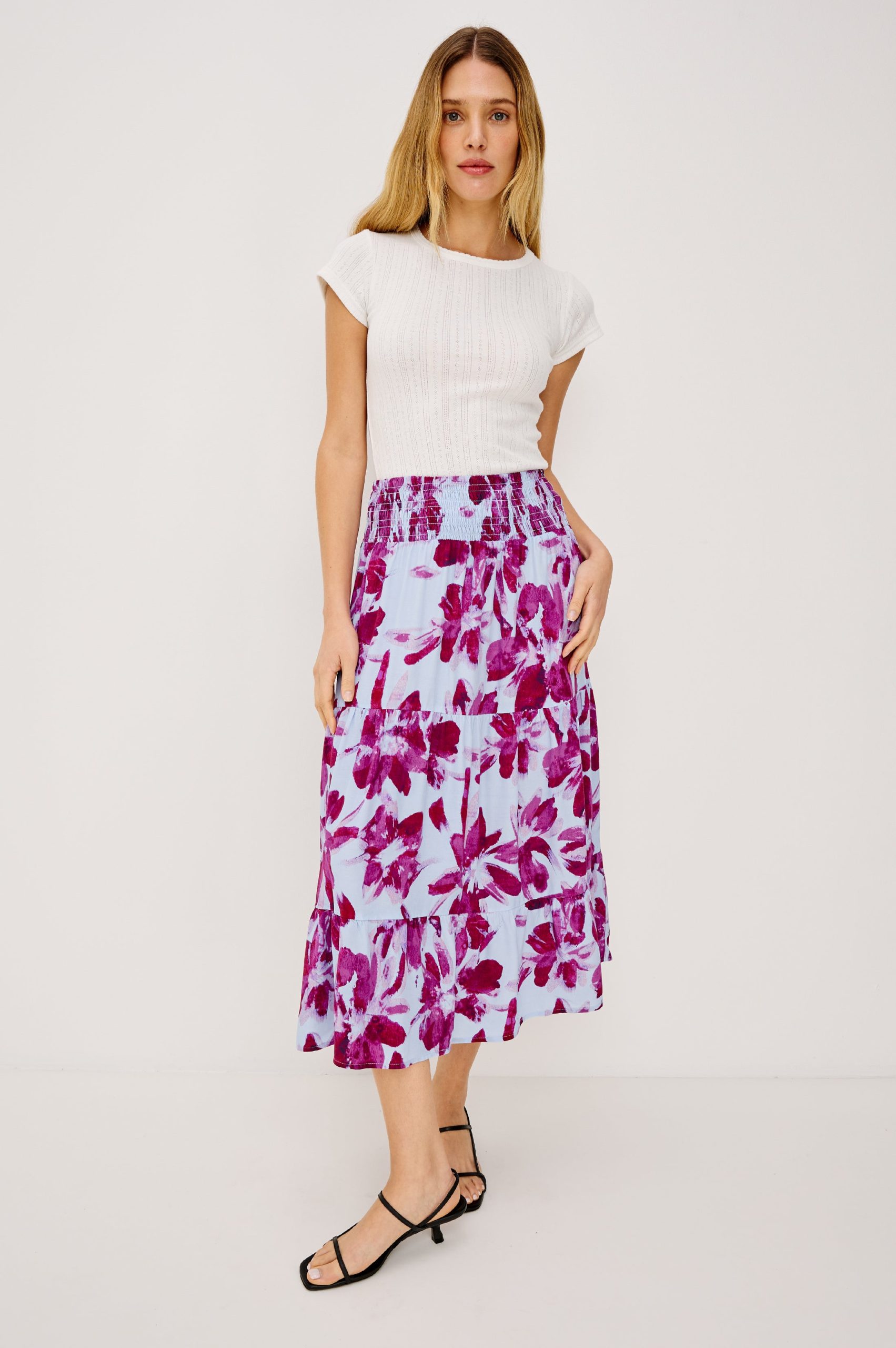 EDINA SKIRT - BLUE LILY - Image 3