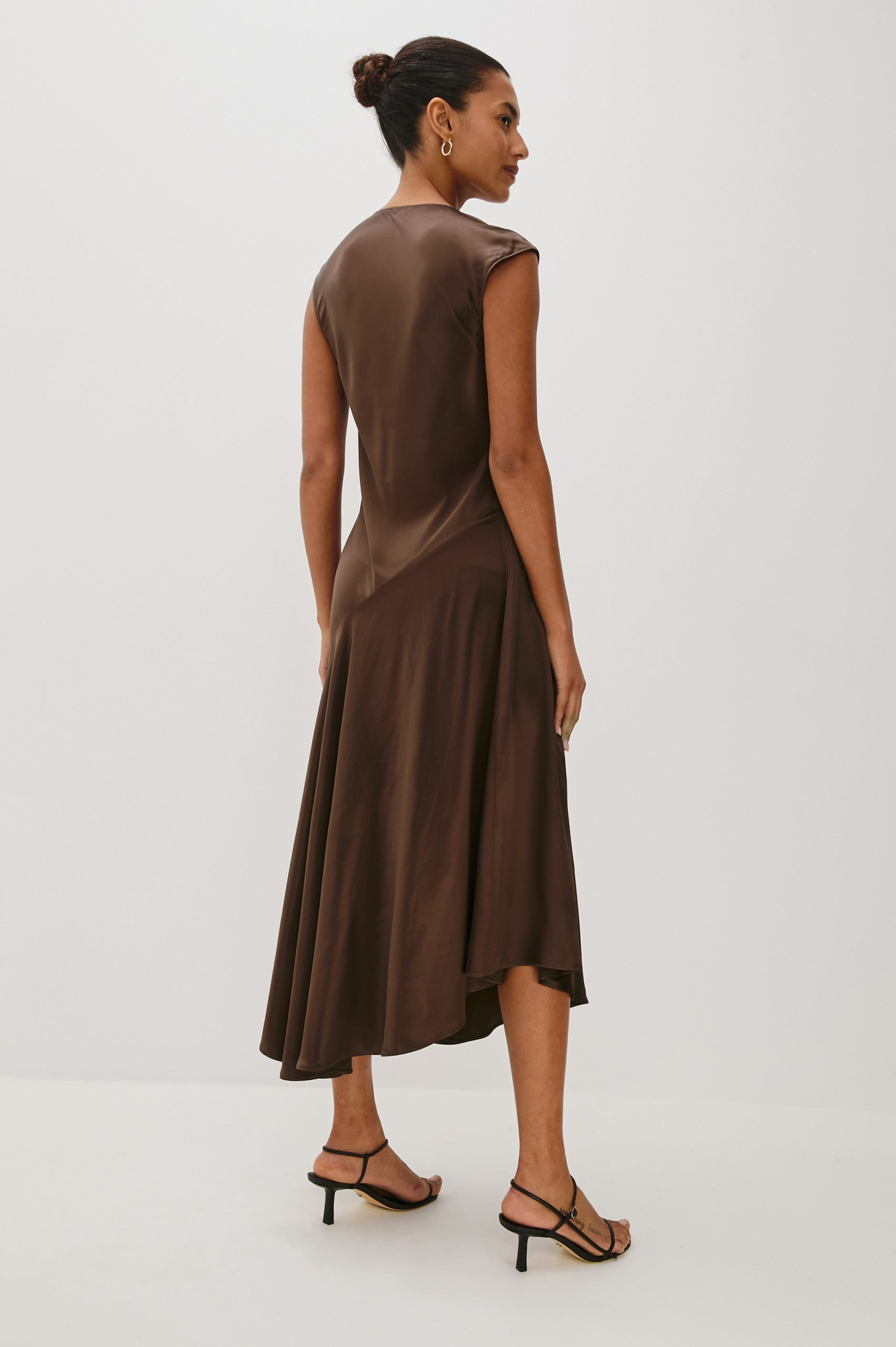 ELENI DRESS - ESPRESSO - Image 5