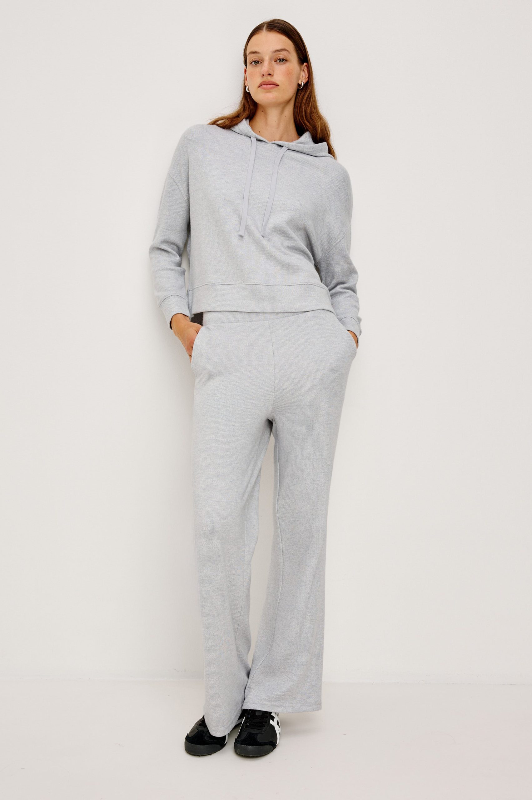 ELLERY SWEATPANT - HEATHER GREY BRUSHED - Image 3