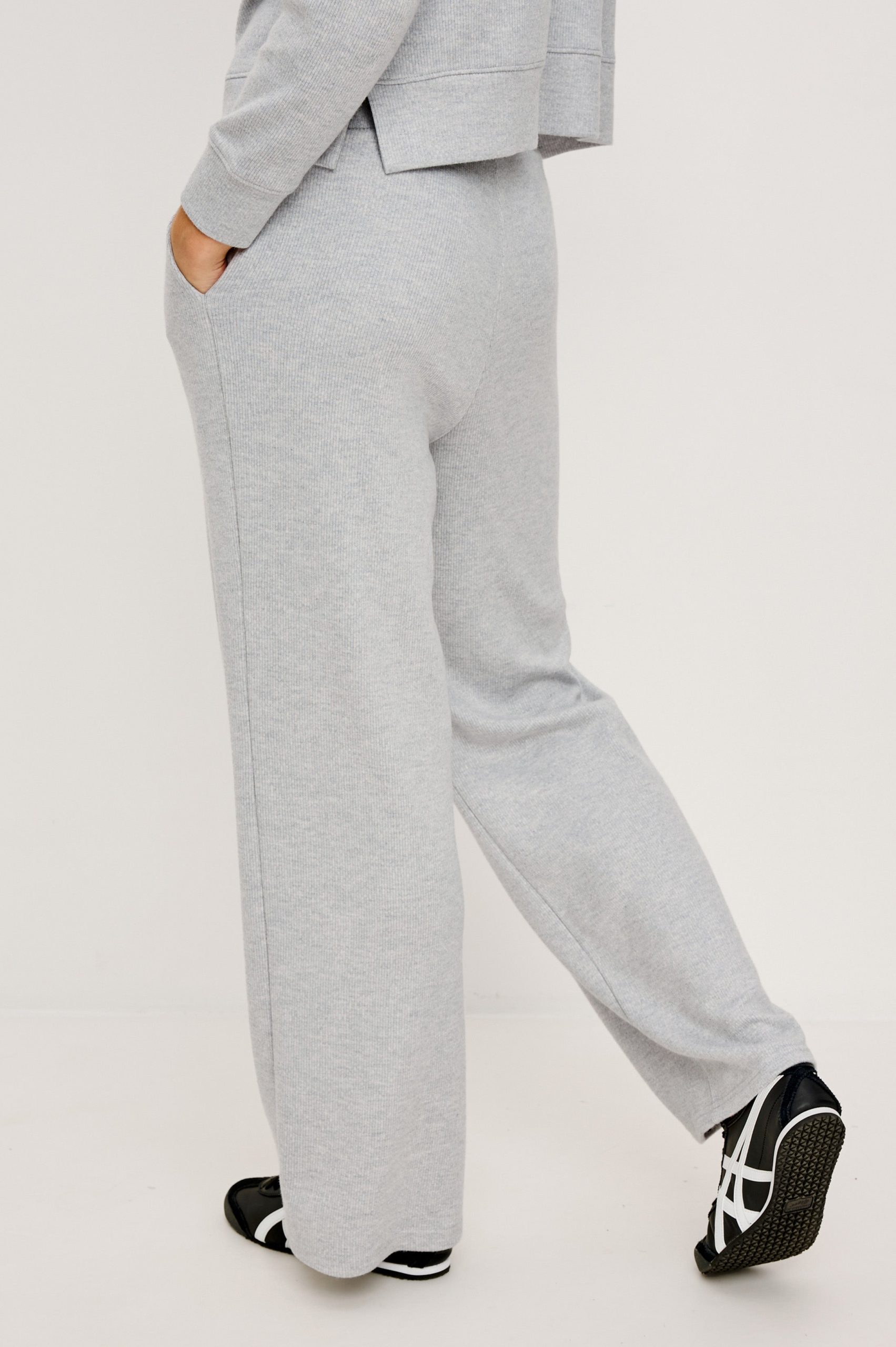 ELLERY SWEATPANT - HEATHER GREY BRUSHED - Image 4