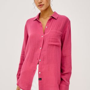 ELLIS SHIRT - DARK ROSE