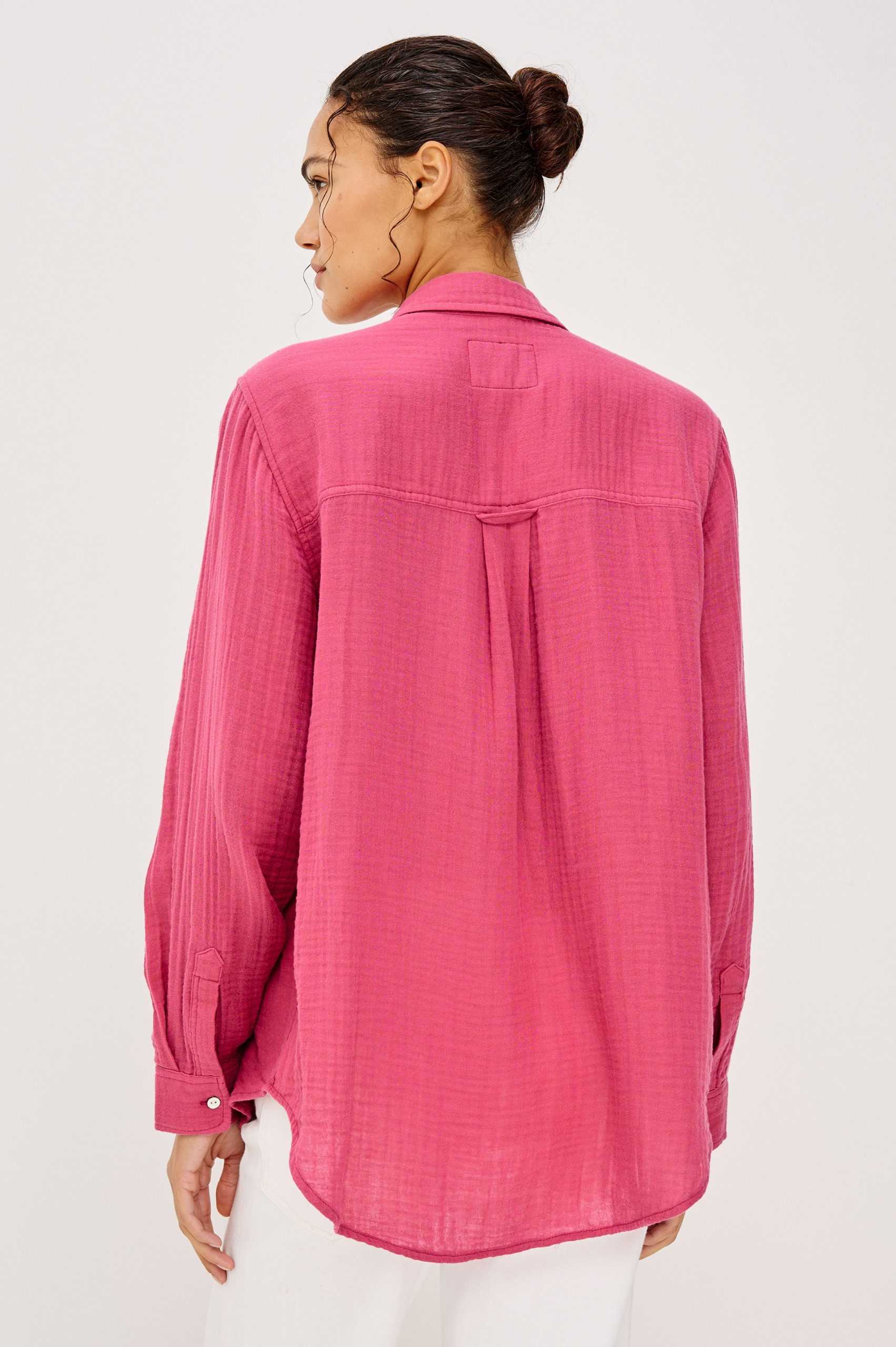 ELLIS SHIRT - DARK ROSE - Image 4