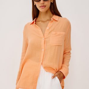 ELLIS SHIRT - PAPAYA