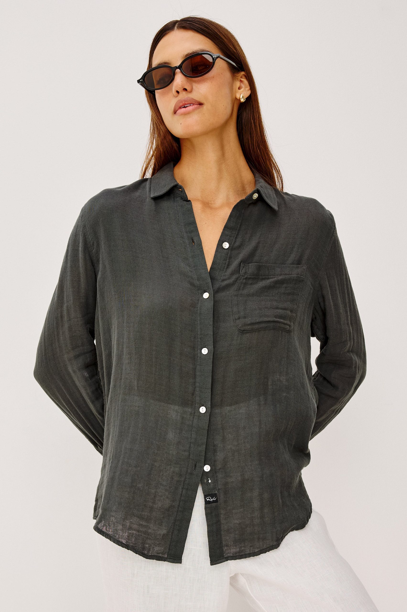 ELLIS SHIRT - WASHED BLACK - Image 4