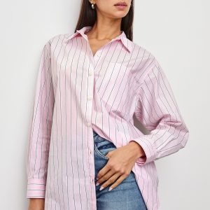 ELSA SHIRT - CHERRY BLOSSOM STRIPE