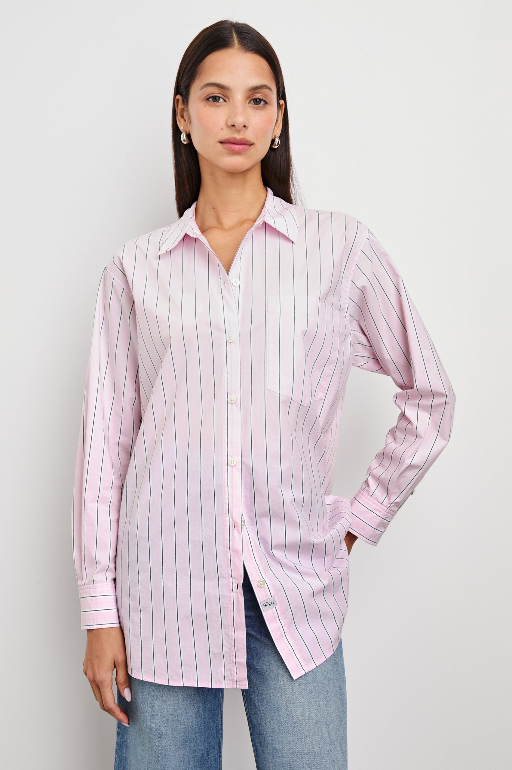 ELSA SHIRT - CHERRY BLOSSOM STRIPE - Image 4