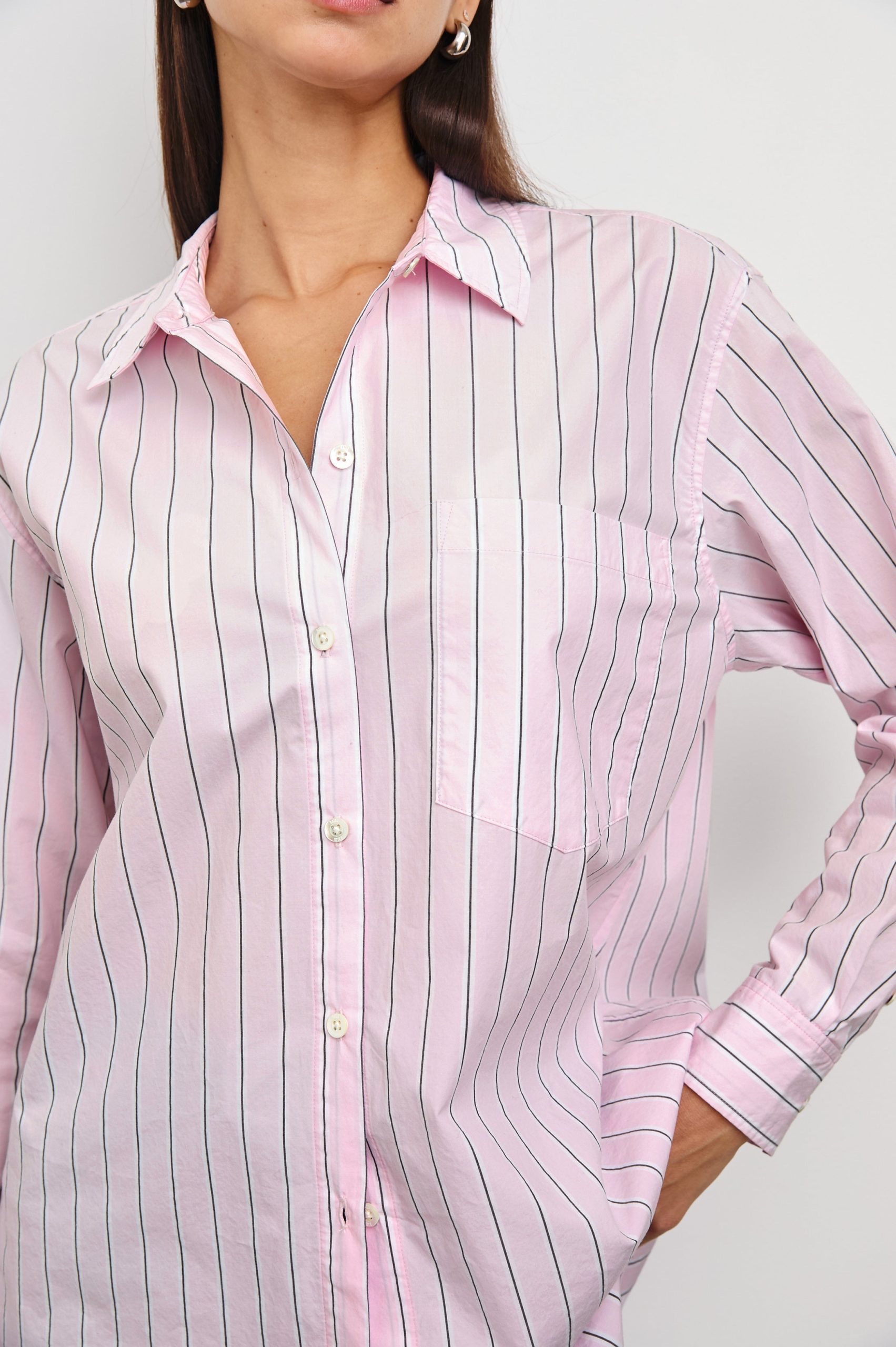 ELSA SHIRT - CHERRY BLOSSOM STRIPE - Image 2