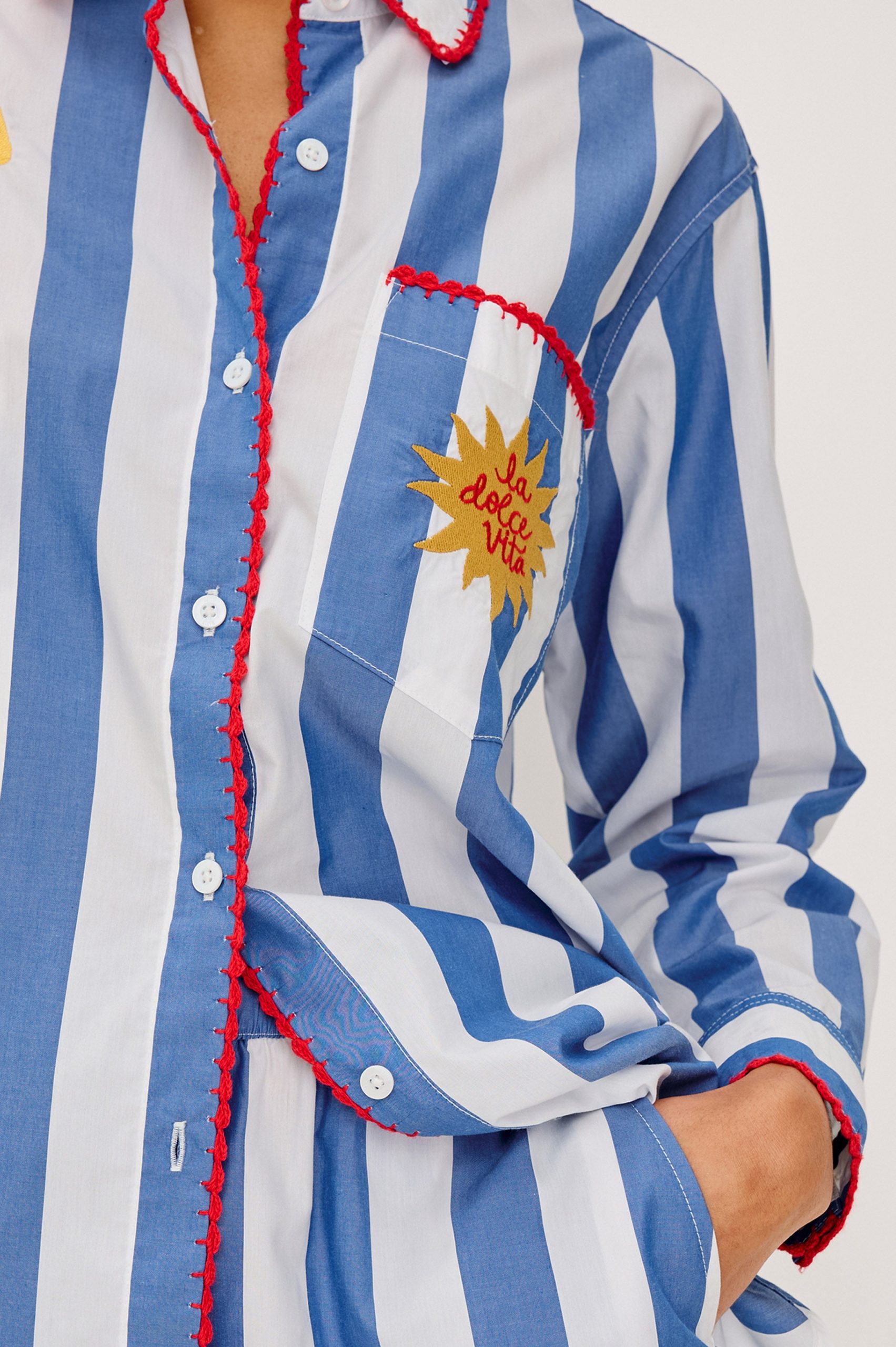 RAILS X GIADZY ELSA SHIRT - DOLCE VITA EMBROIDERY - Image 2
