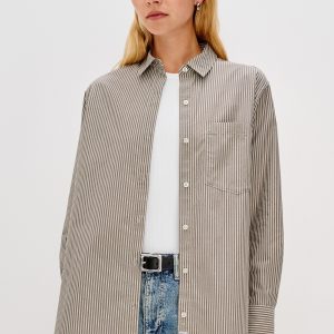 ELSA SHIRT - NOIR STRIPE