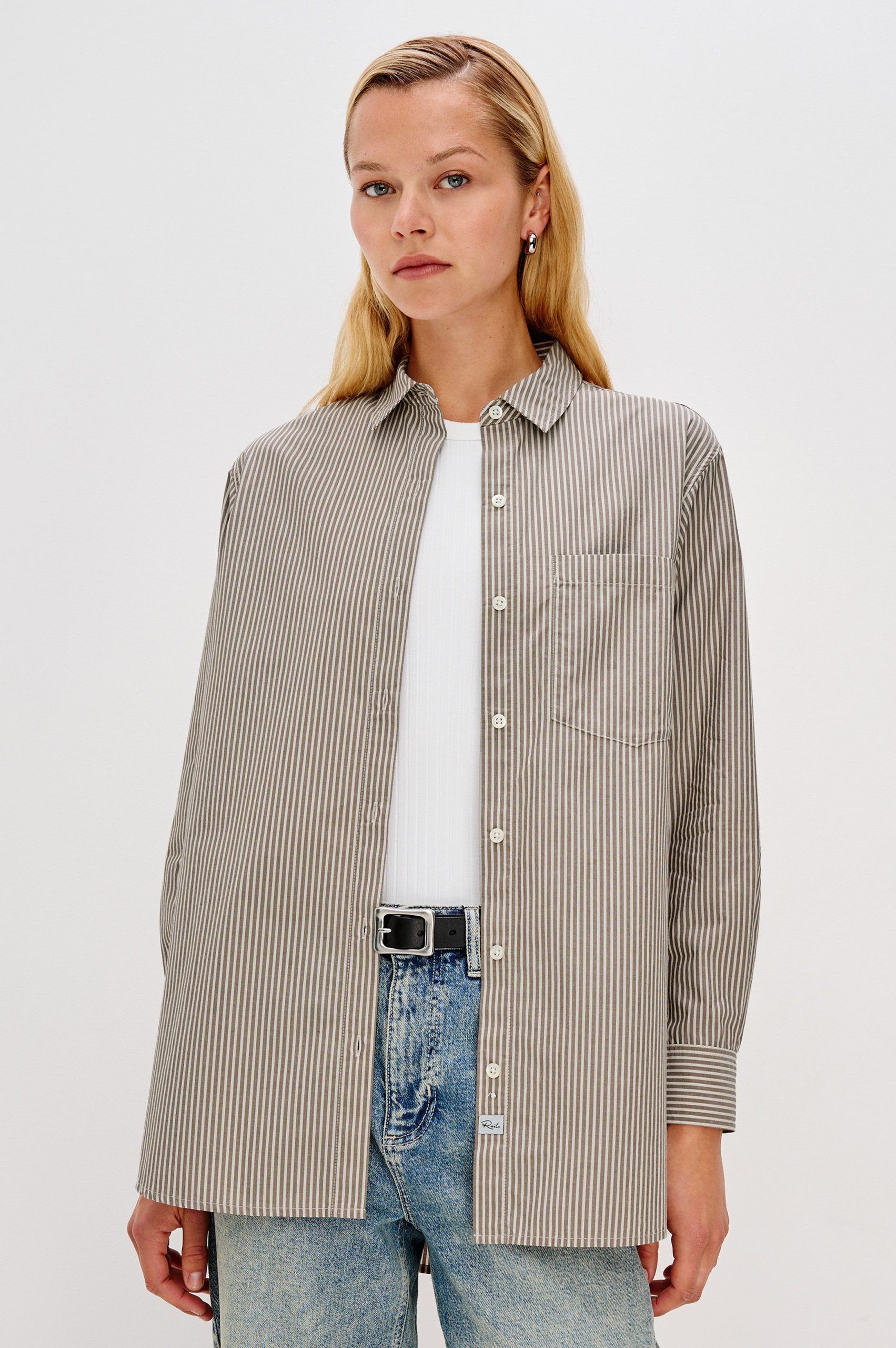 ELSA SHIRT - NOIR STRIPE