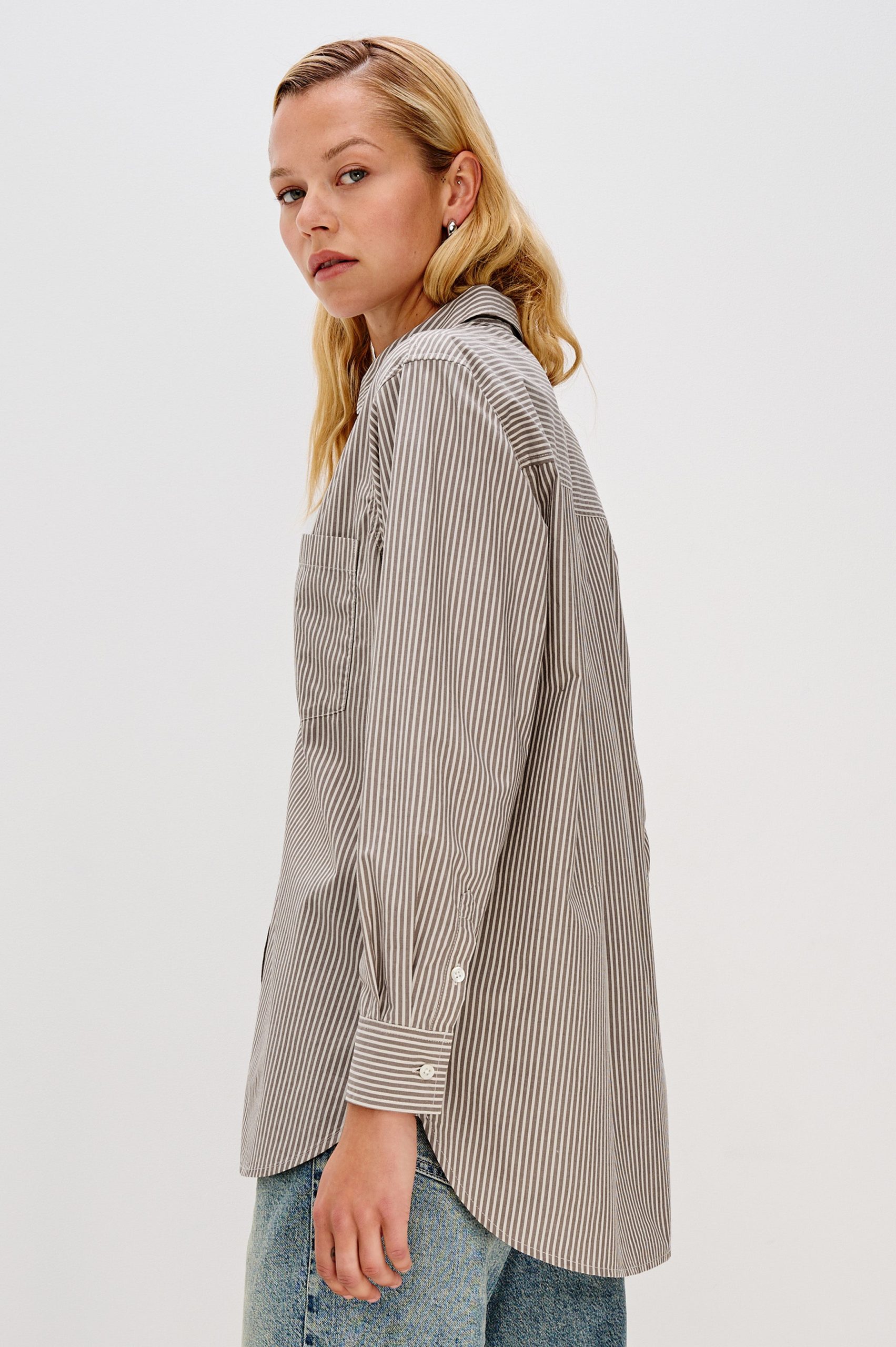 ELSA SHIRT - NOIR STRIPE - Image 4