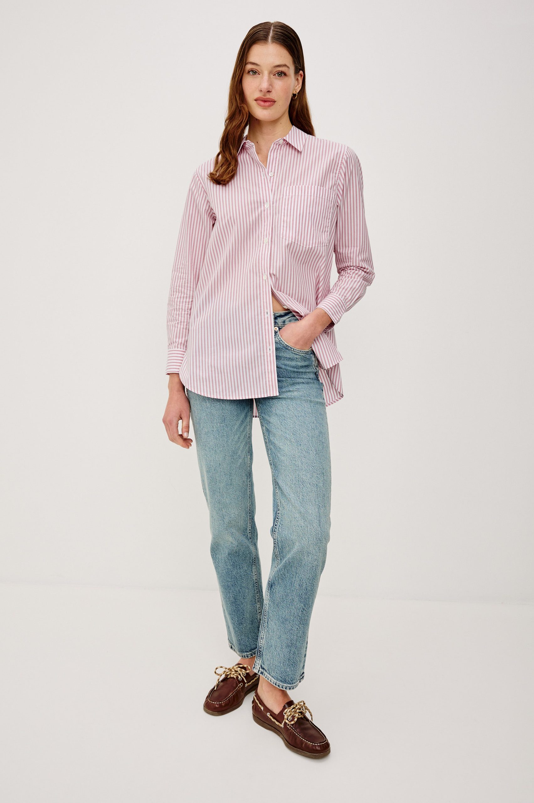 ELSA SHIRT - ROSE STRIPE - Image 3