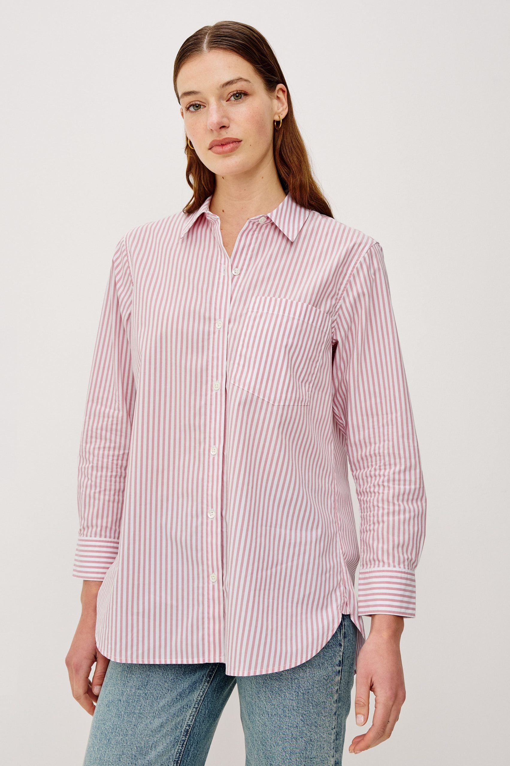 ELSA SHIRT - ROSE STRIPE - Image 4