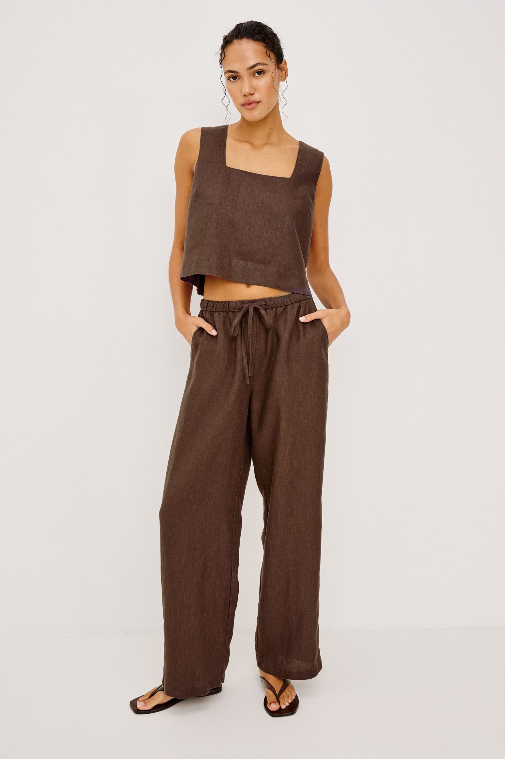EMMIE PANT - ESPRESSO - Image 4