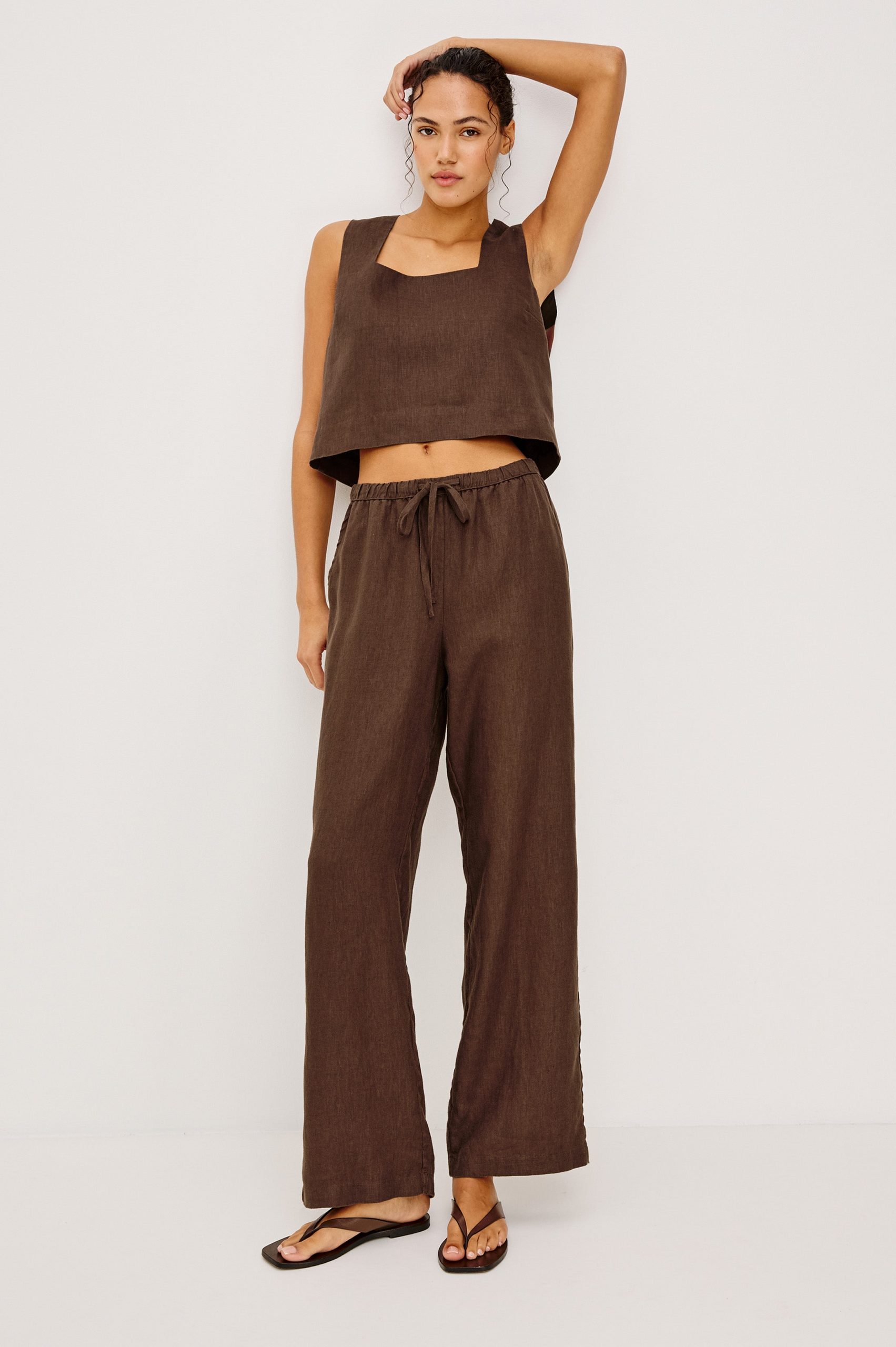EMMIE PANT - ESPRESSO - Image 3