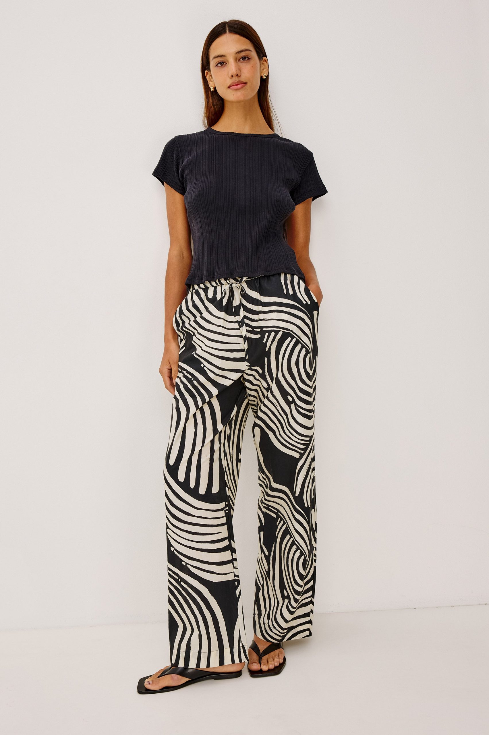 EMMIE PANT - ONYX WAVES - Image 3