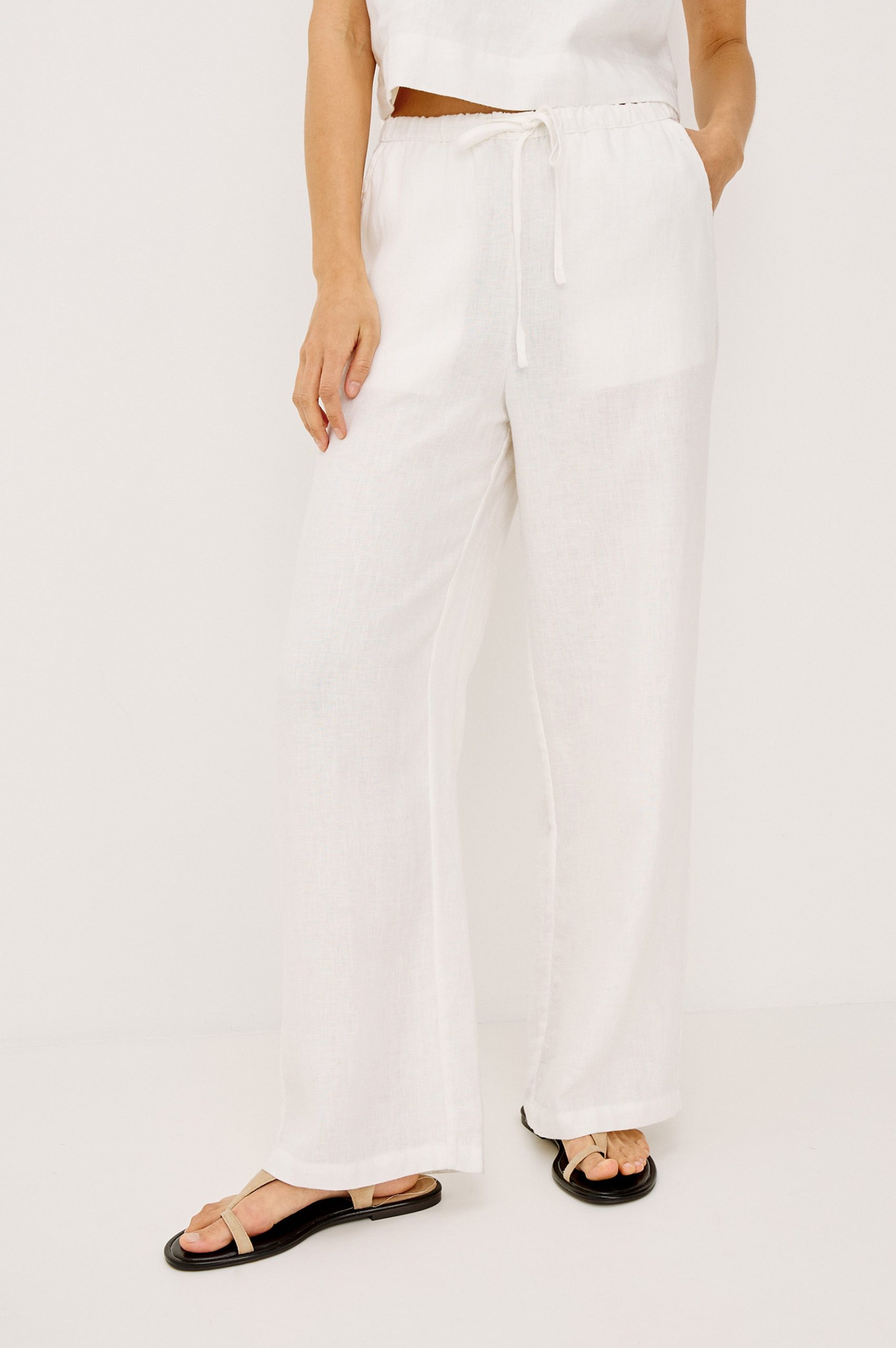 EMMIE PANT - WHITE