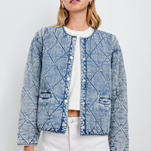 ENCY JACKET - MID BLUE