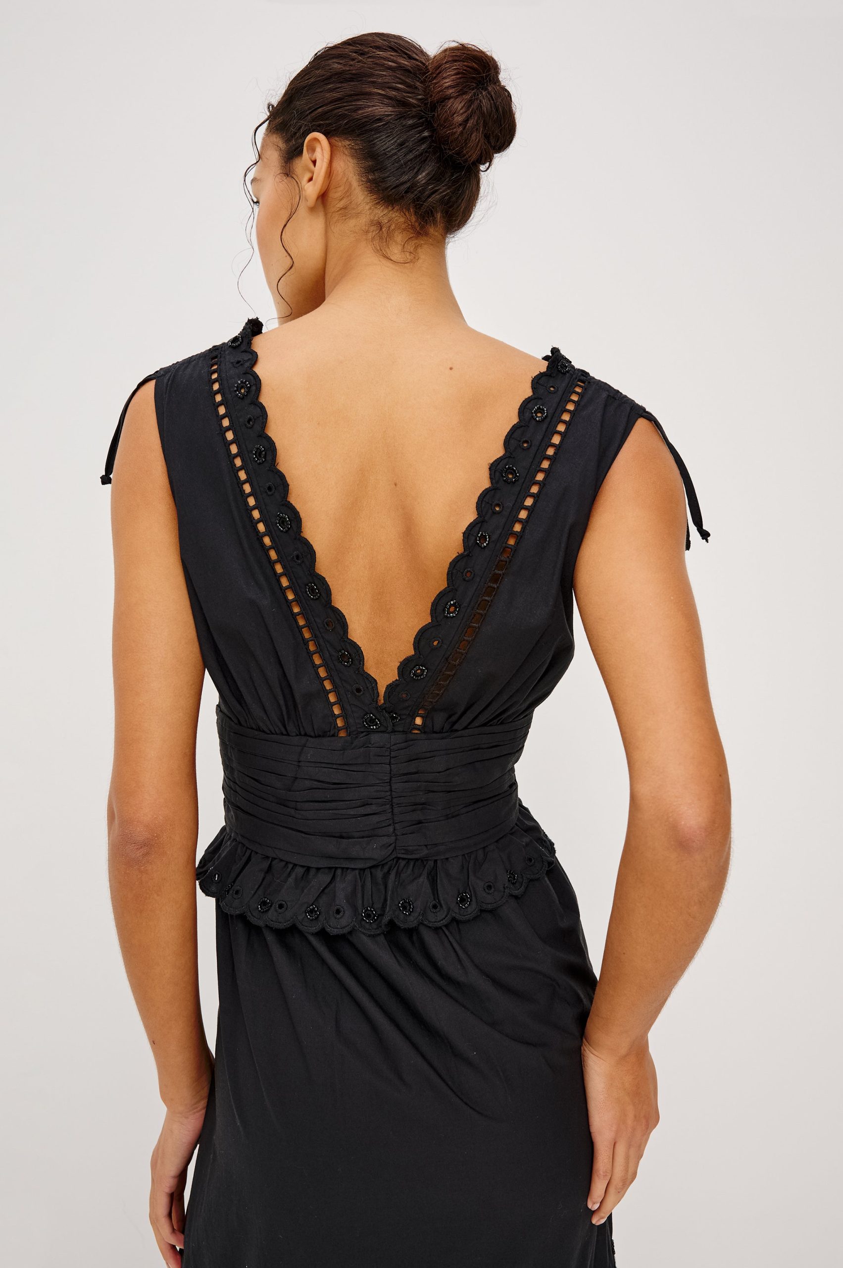ESMERALDA DRESS - BLACK - Image 4