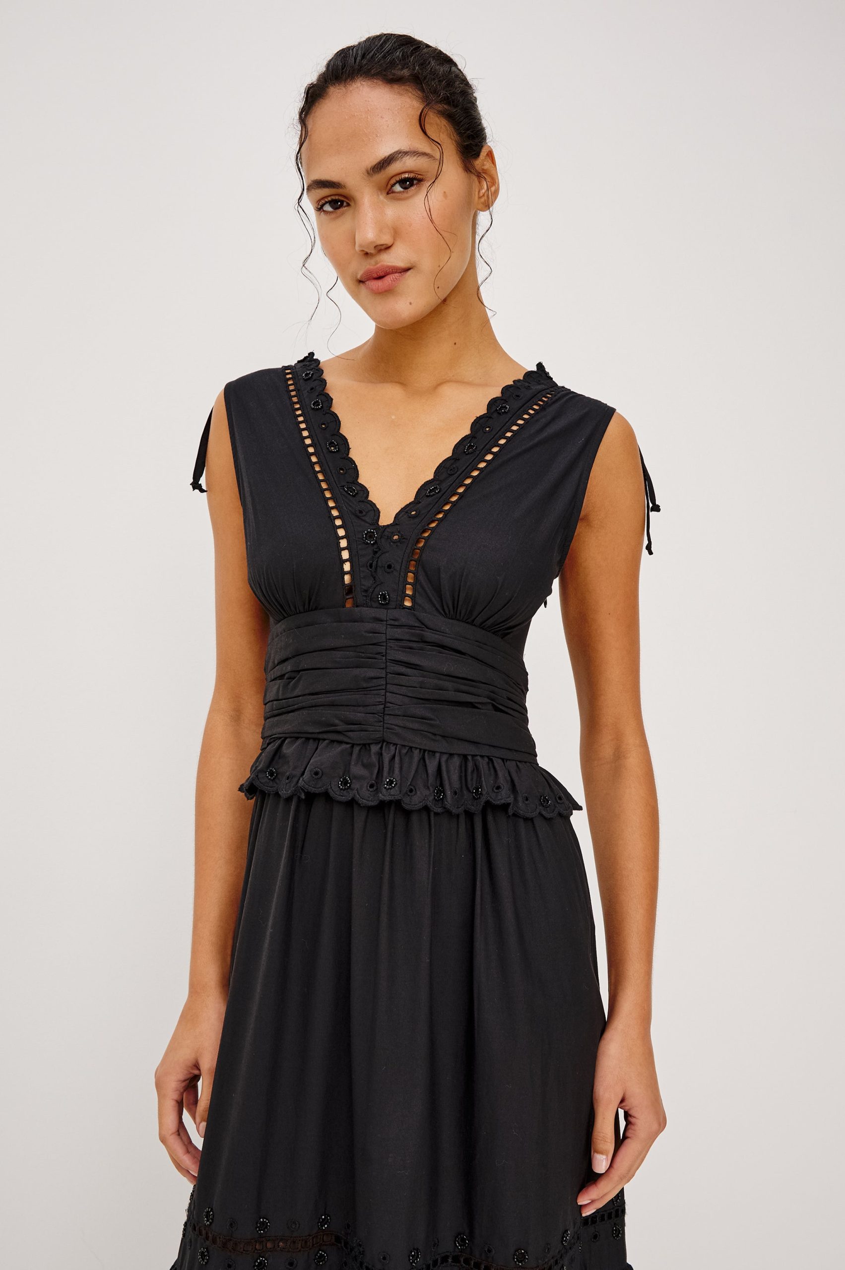ESMERALDA DRESS - BLACK - Image 2