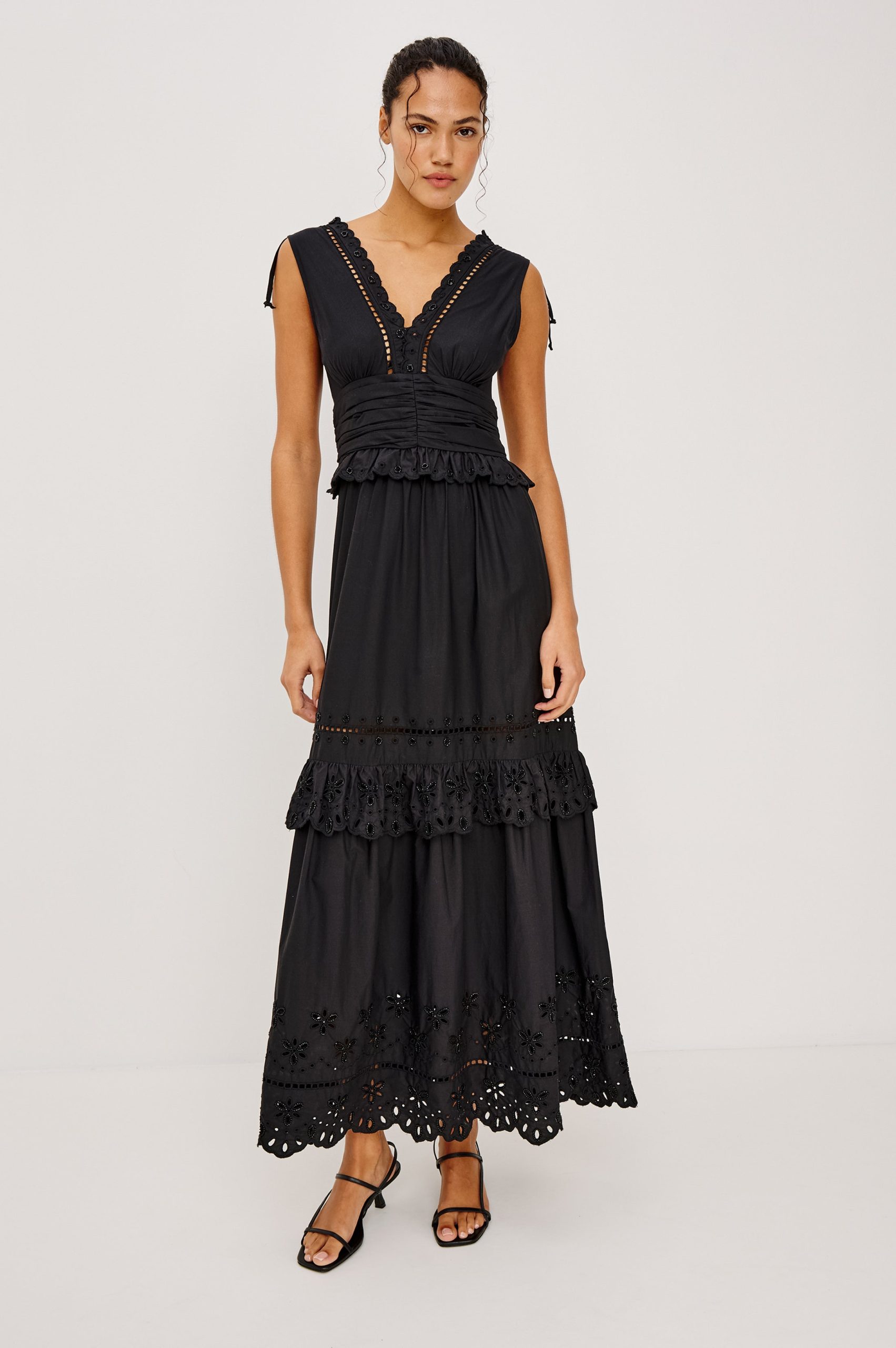 ESMERALDA DRESS - BLACK - Image 3