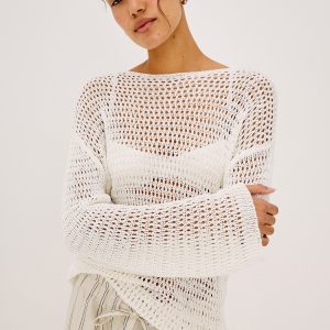 EVANGELINE SWEATER - IVORY