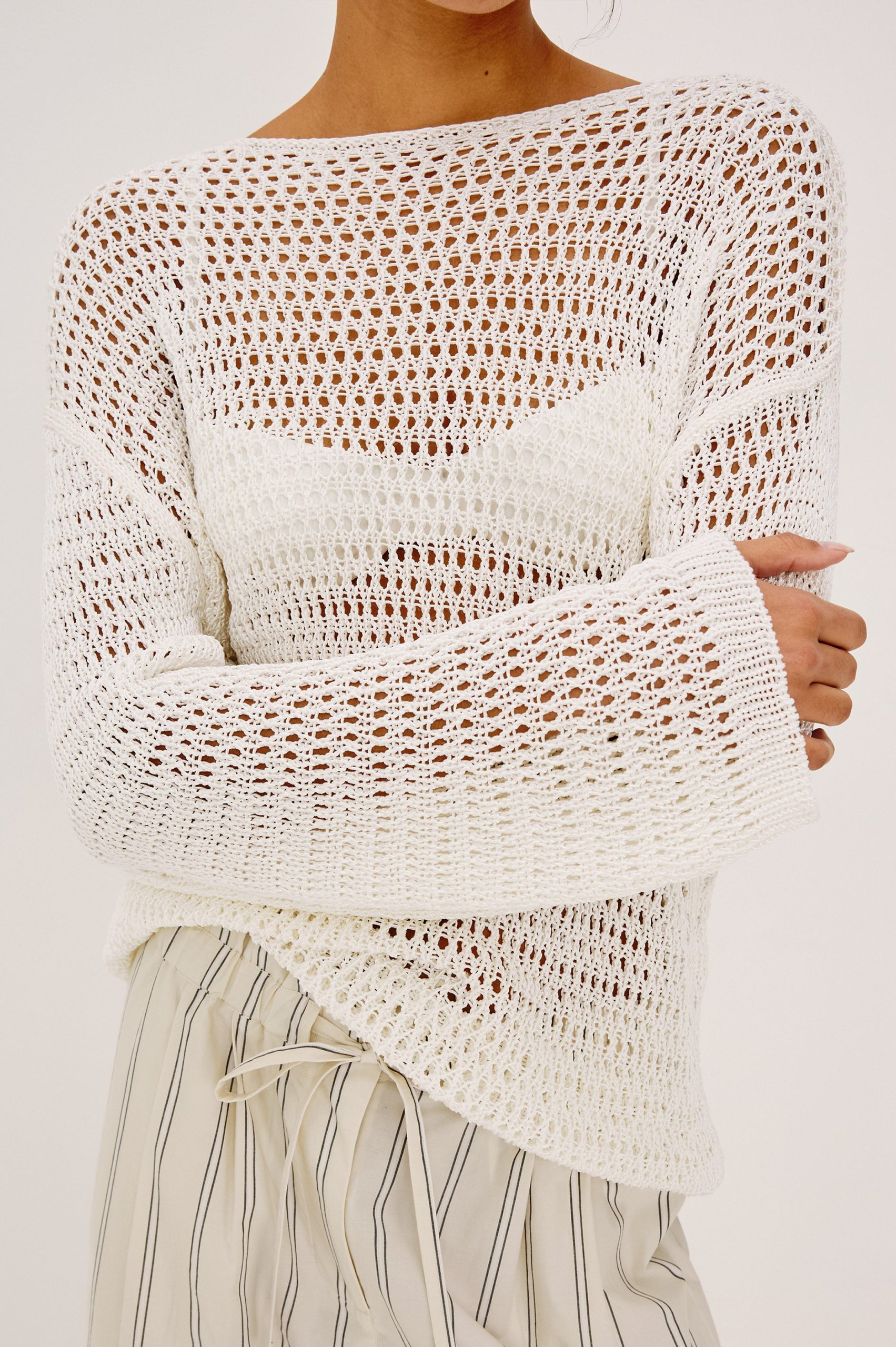 EVANGELINE SWEATER - IVORY - Image 2