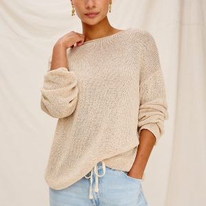 EVANGELINE SWEATER - NATURAL