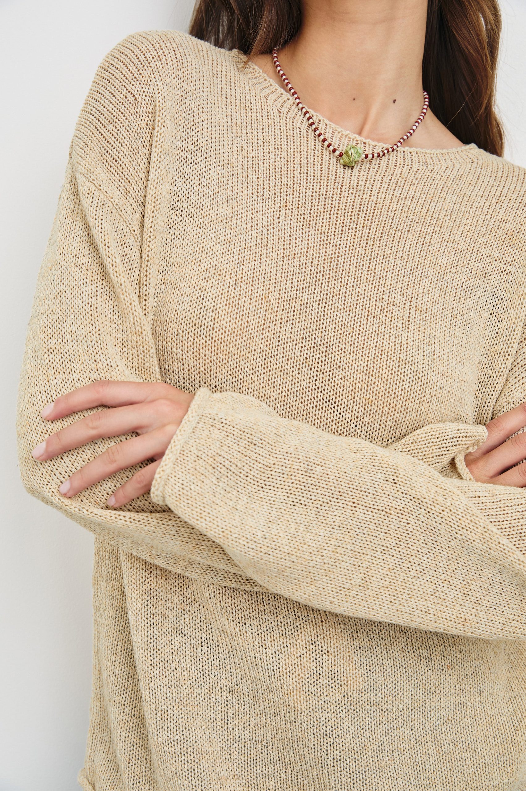 EVANGELINE SWEATER - NATURAL - Image 2