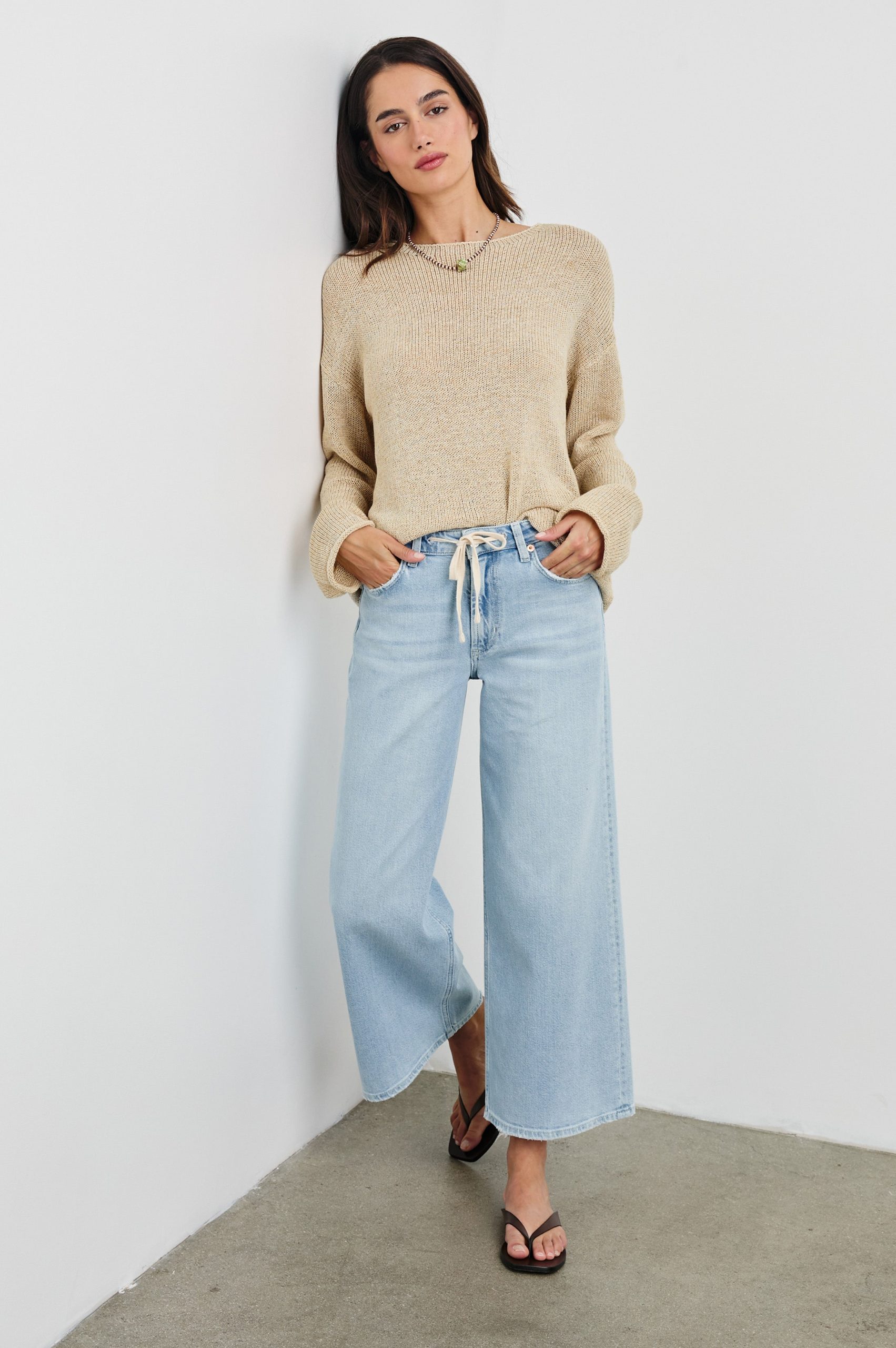 EVANGELINE SWEATER - NATURAL - Image 5