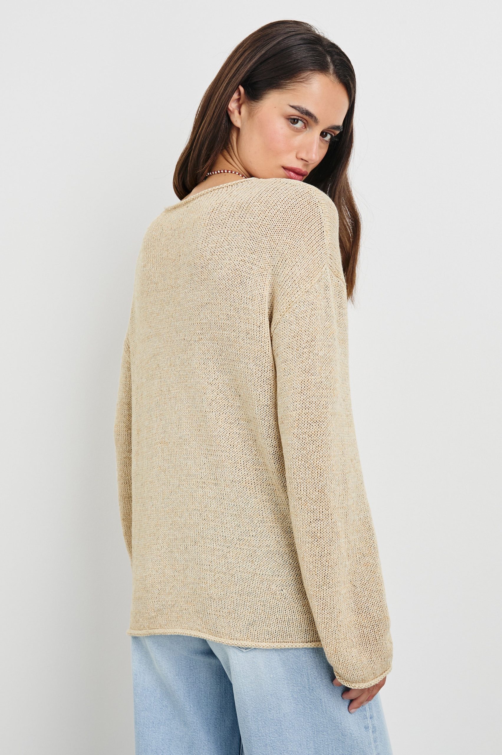 EVANGELINE SWEATER - NATURAL - Image 6
