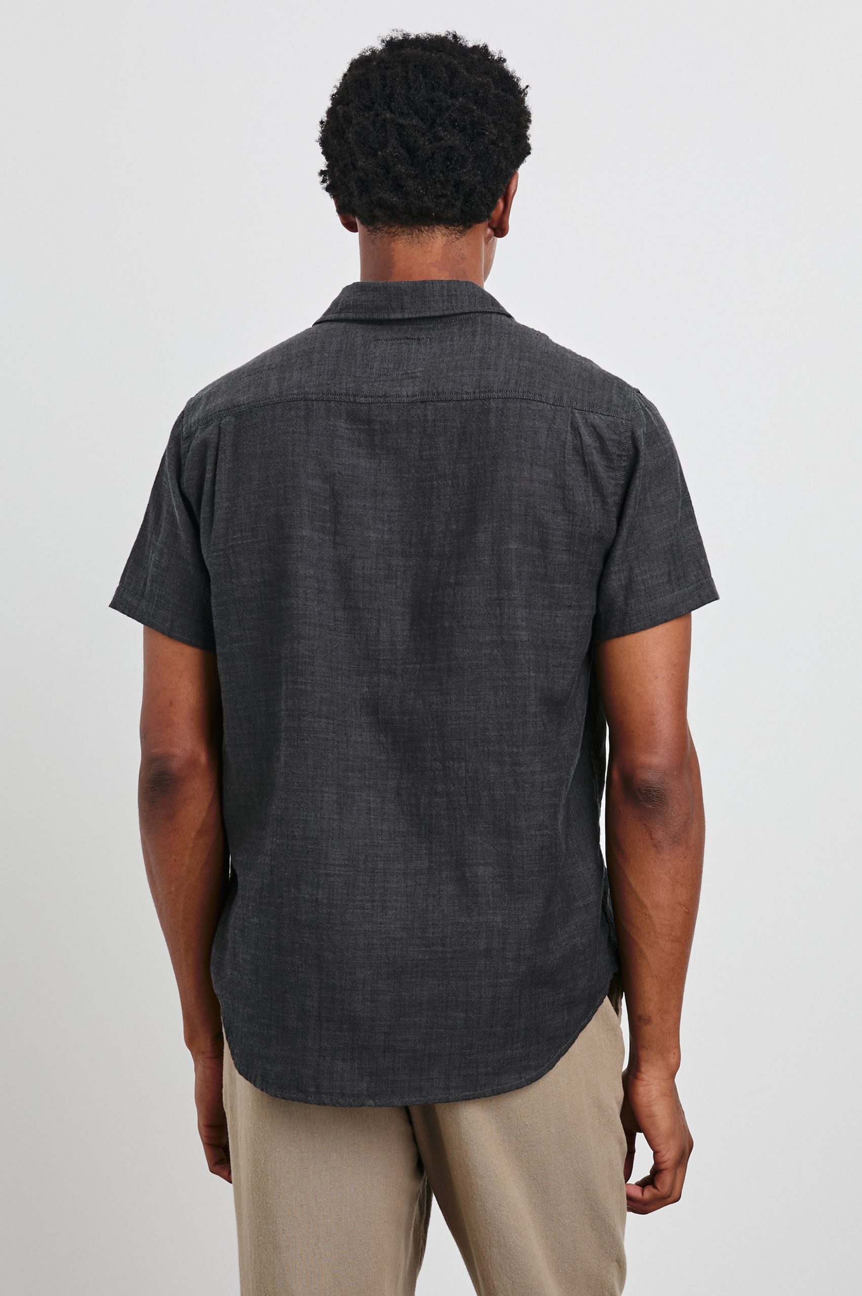 FAIRFAX SHIRT - BLACK CHAMBRAY - Image 6