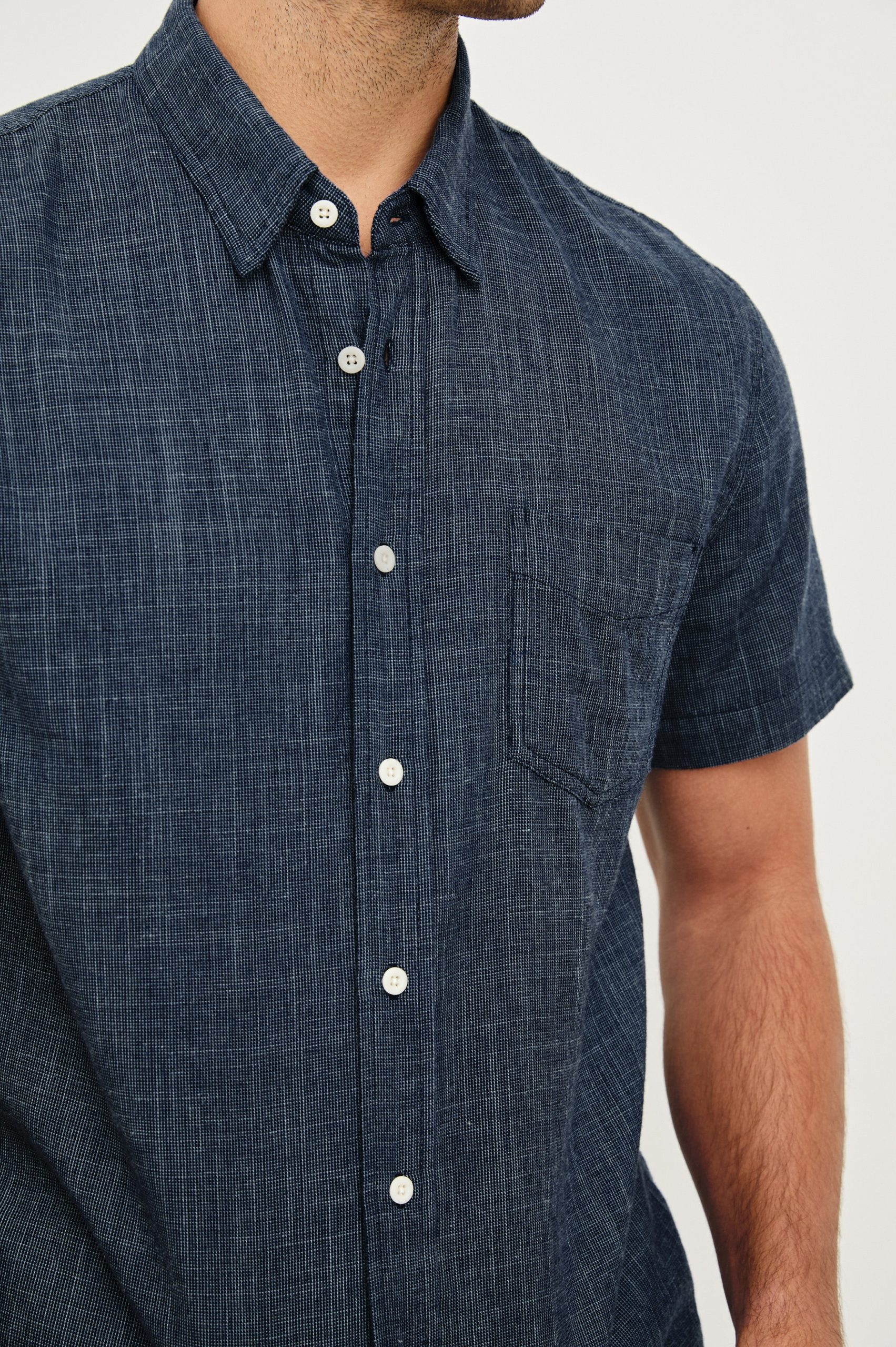 FAIRFAX SHIRT - NAVY ETCH - Image 2