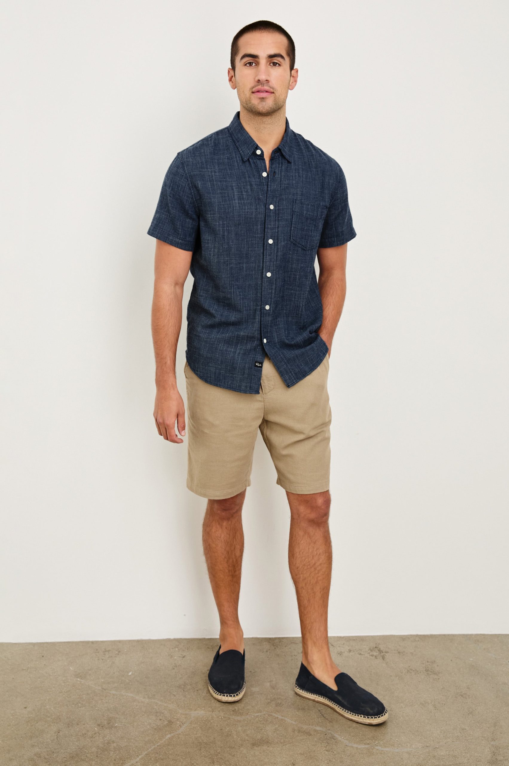 FAIRFAX SHIRT - NAVY ETCH - Image 3