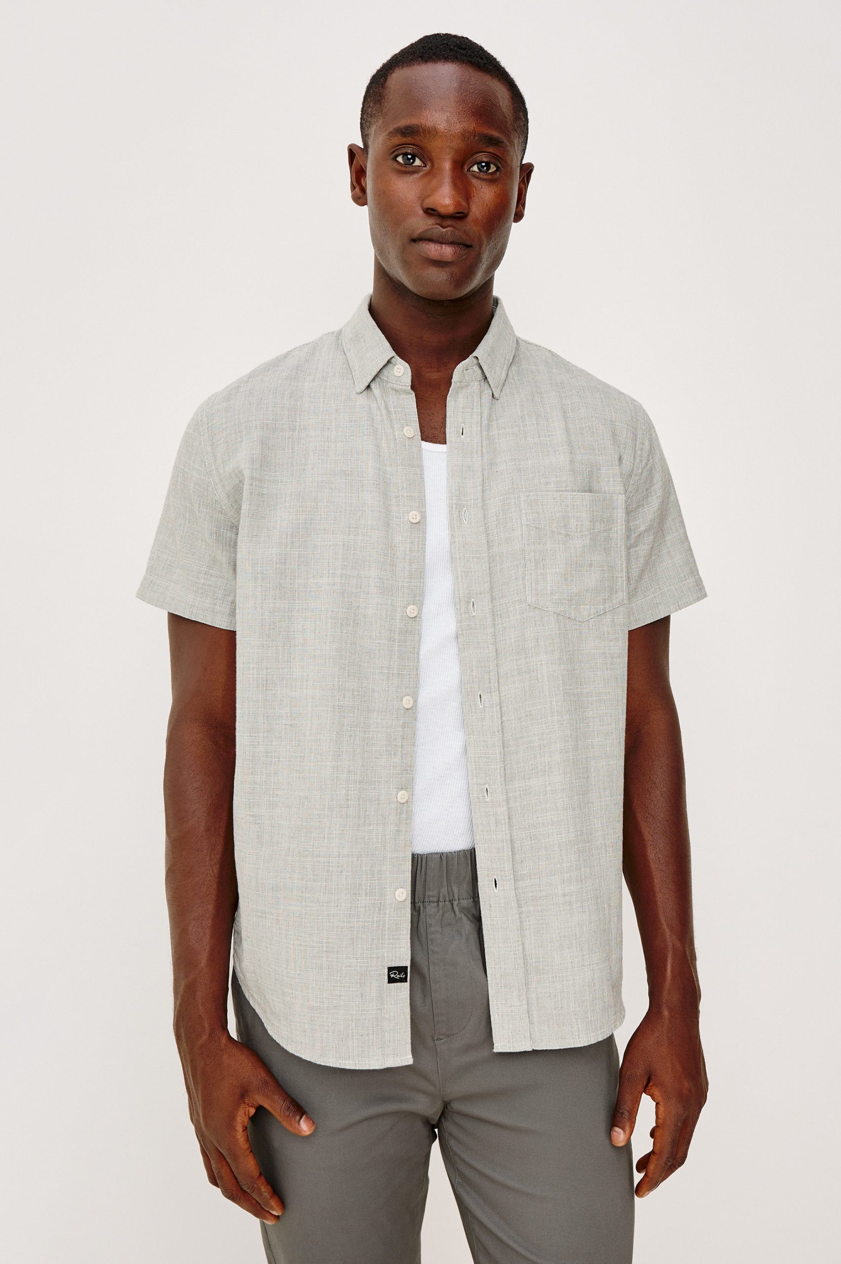 FAIRFAX SHIRT - PLATINUM ETCH