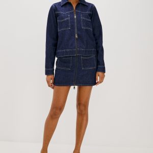 FALLBROOK SKIRT - DEEP INDIGO