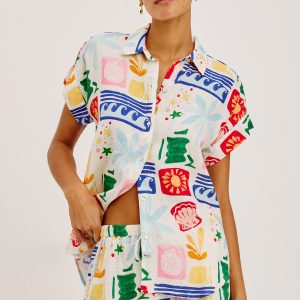 FARRAH SHIRT - BAHAMA