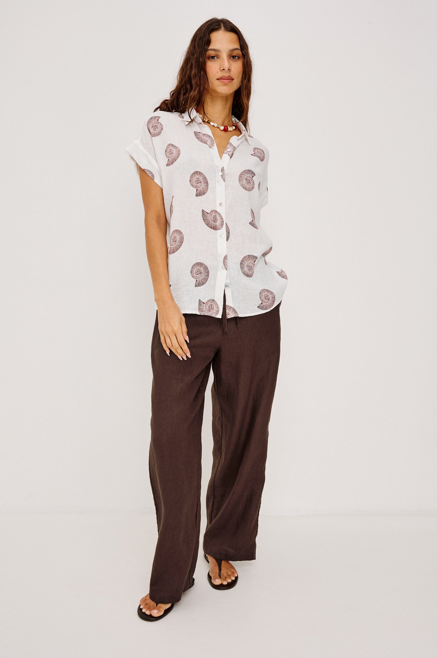 FARRAH SHIRT - SPIRAL SHELLS - Image 3