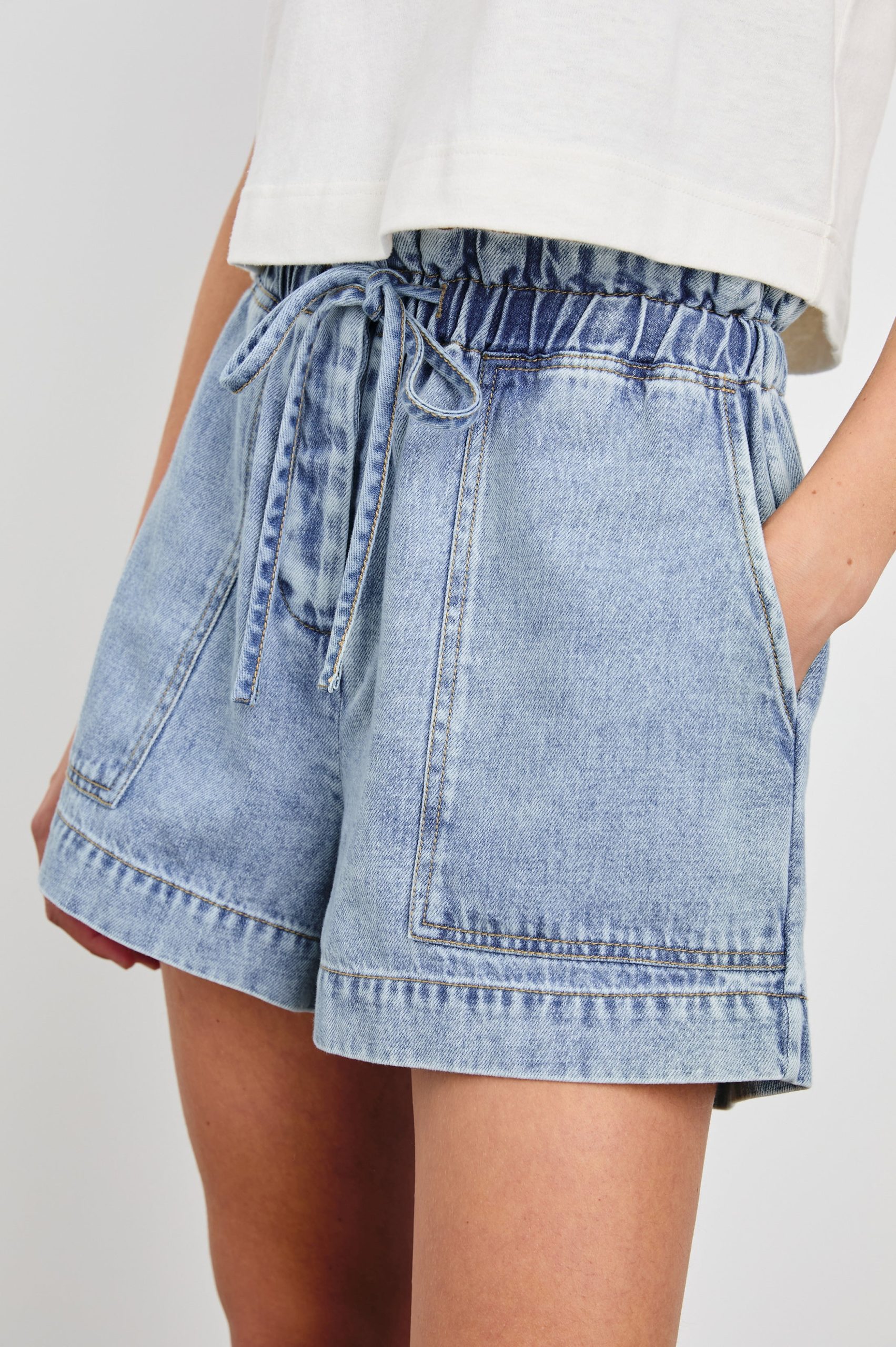 FOSTER SHORT - FADED INDIGO - Image 3