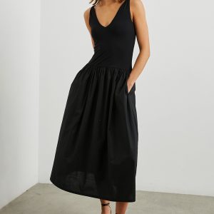 FRANCA DRESS - BLACK