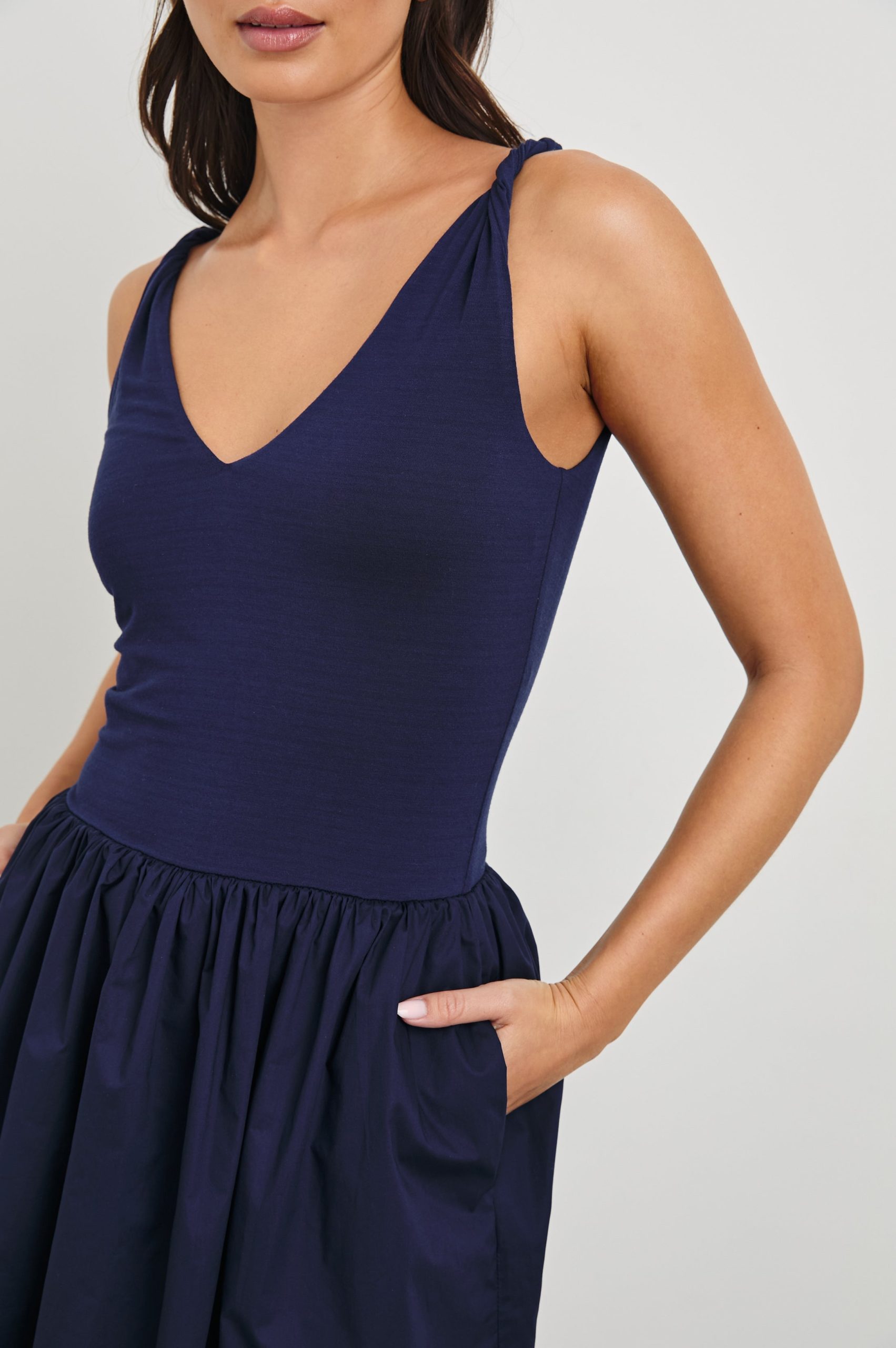 FRANCA DRESS - NAVY - Image 2
