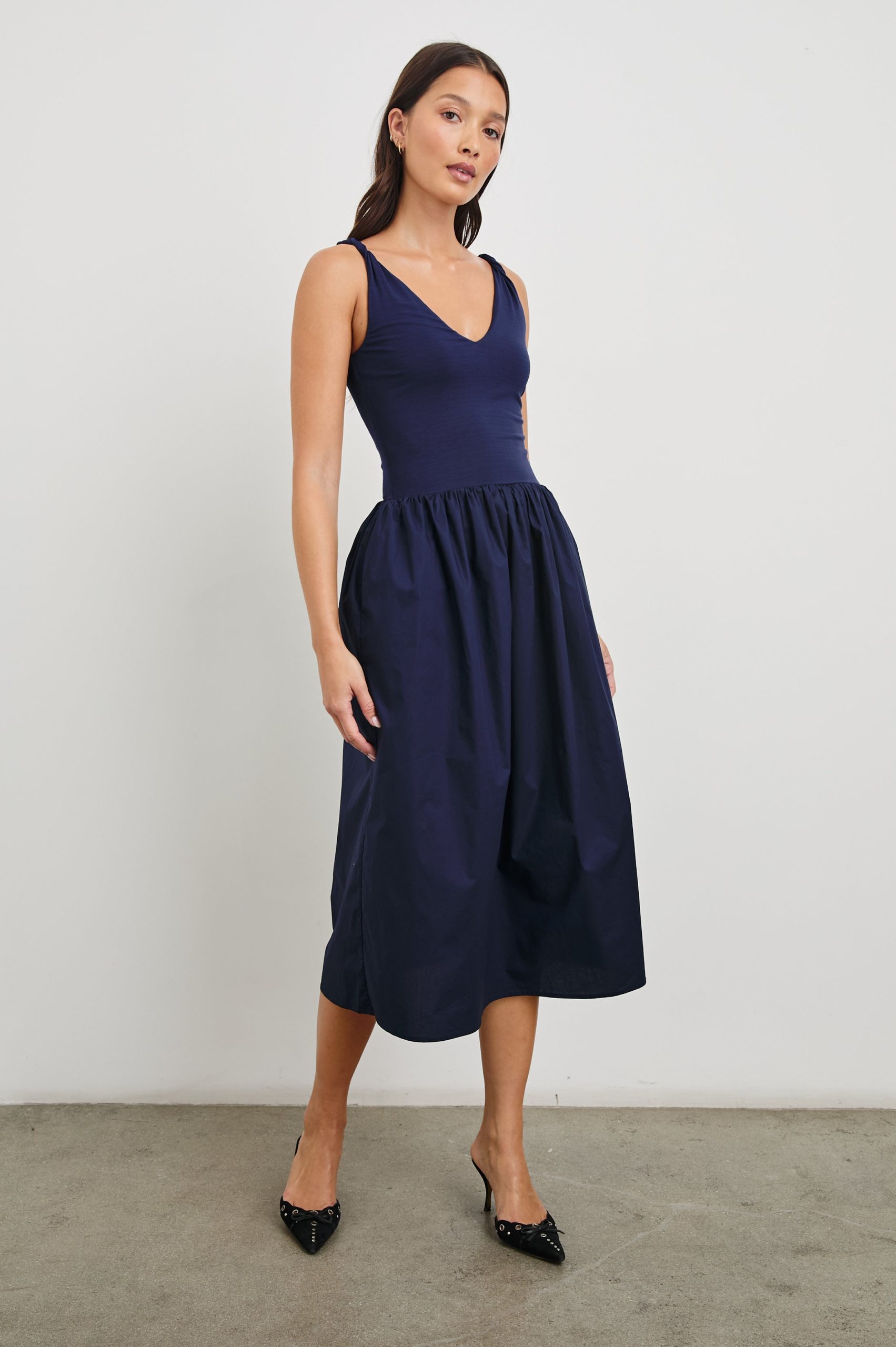 FRANCA DRESS - NAVY - Image 4
