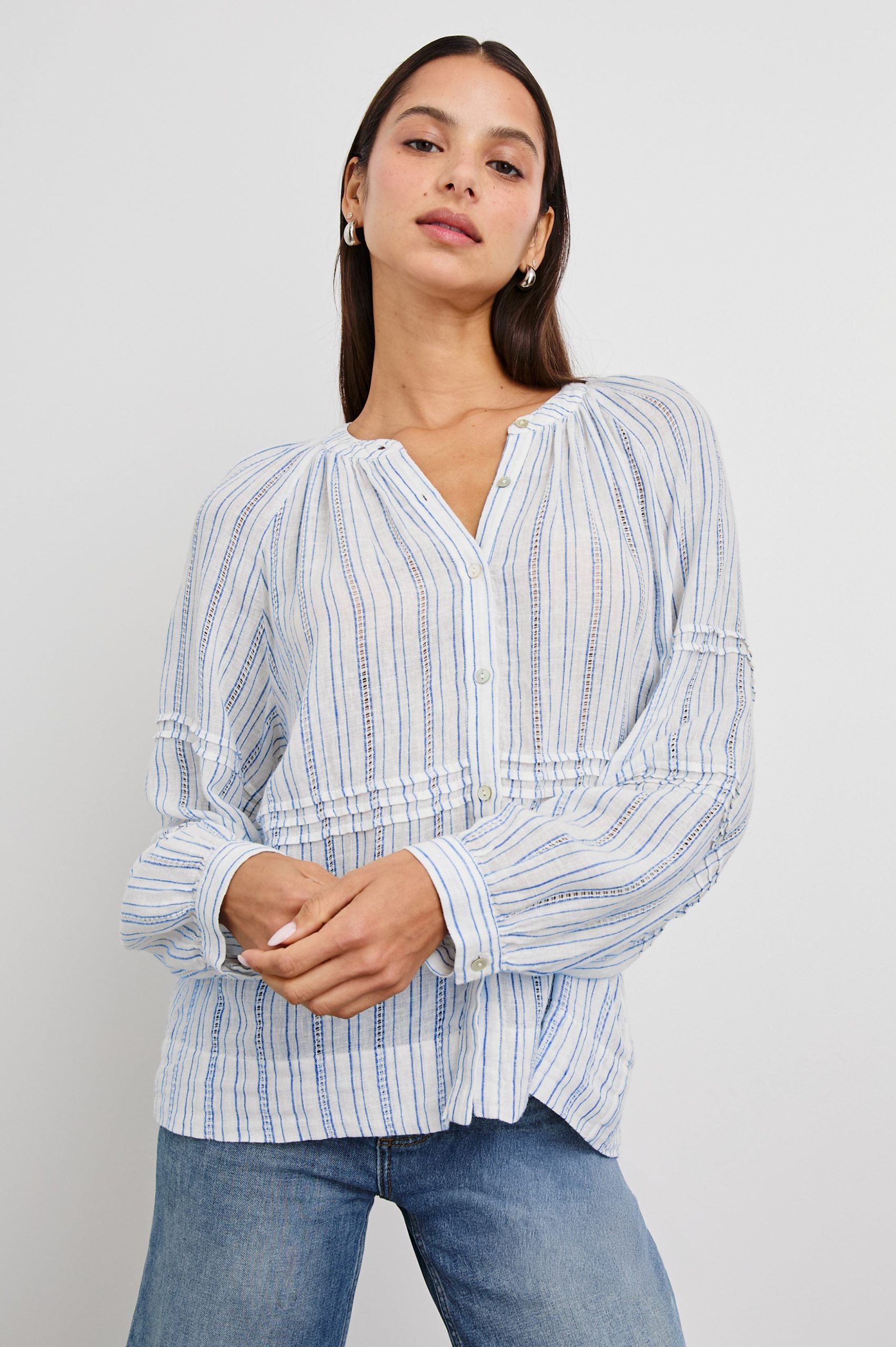 FRANCES TOP - SONOMA STRIPE - Image 4