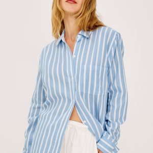 FREEMAN SHIRT - SALTWATER STRIPE