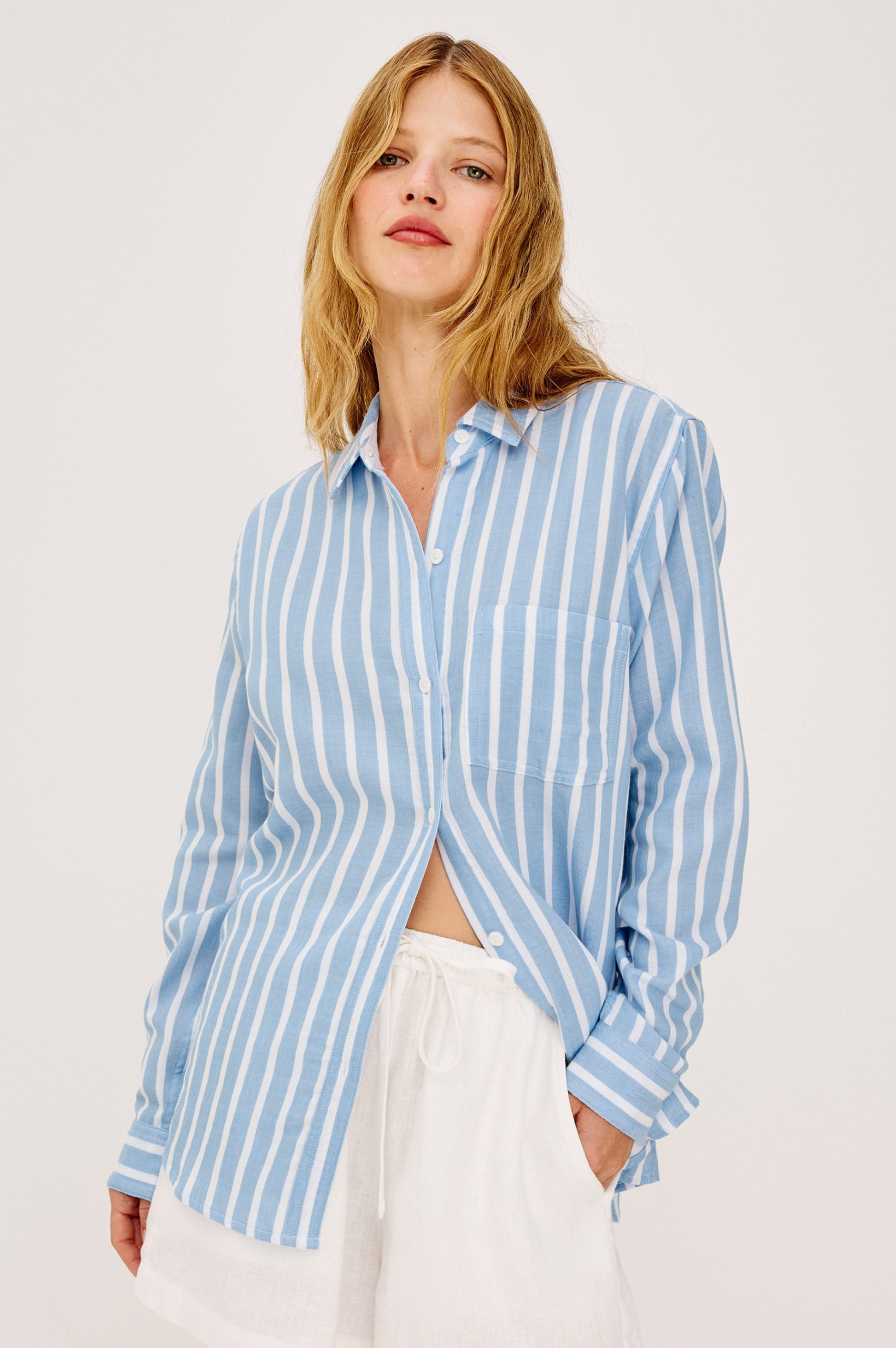 FREEMAN SHIRT - SALTWATER STRIPE