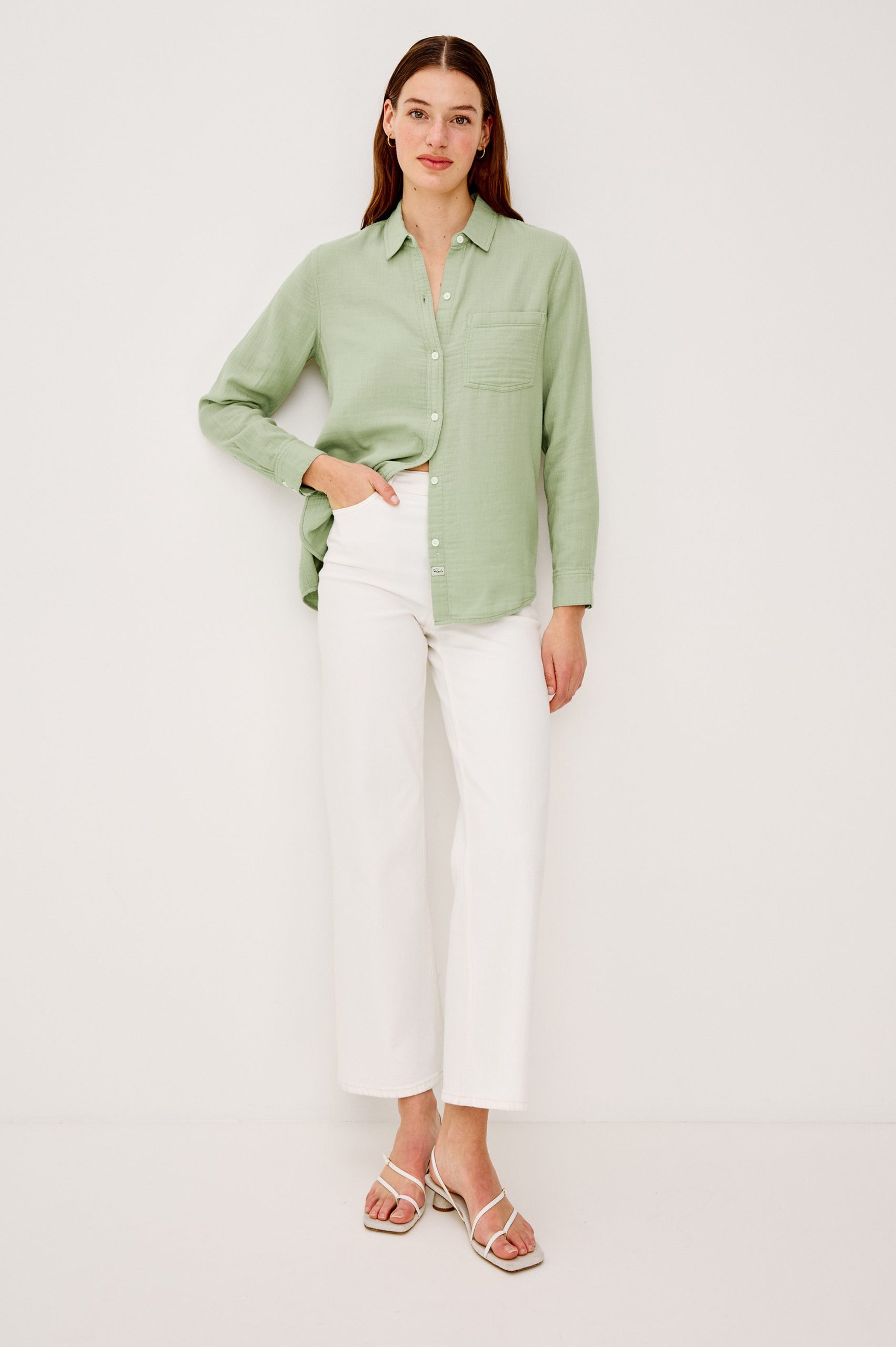 FREEMAN SHIRT - VINTAGE SAGE - Image 3