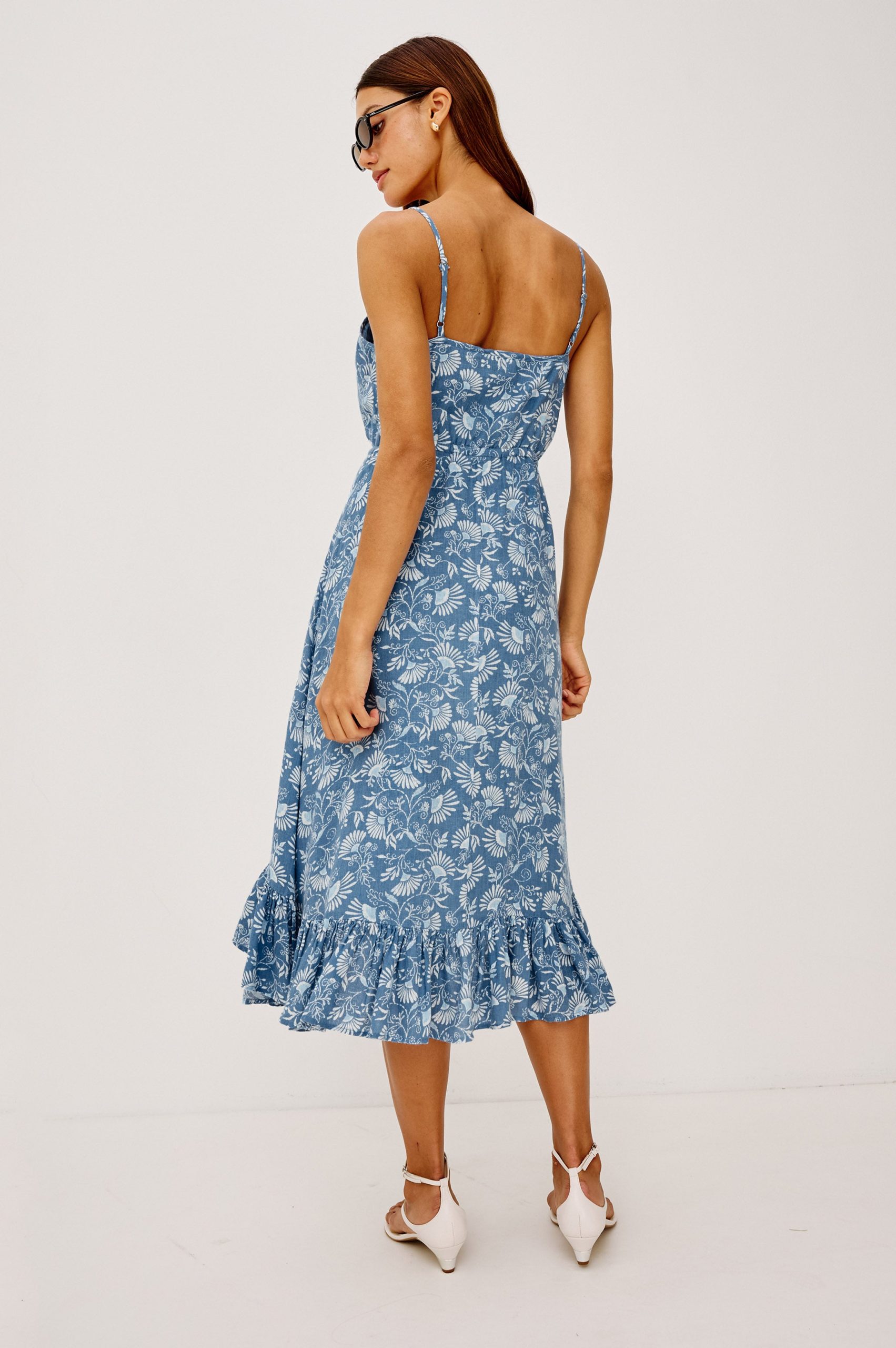 FRIDA DRESS - BLUE CASSIA - Image 4
