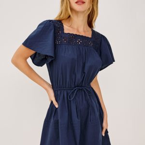 GALE DRESS - NAVY